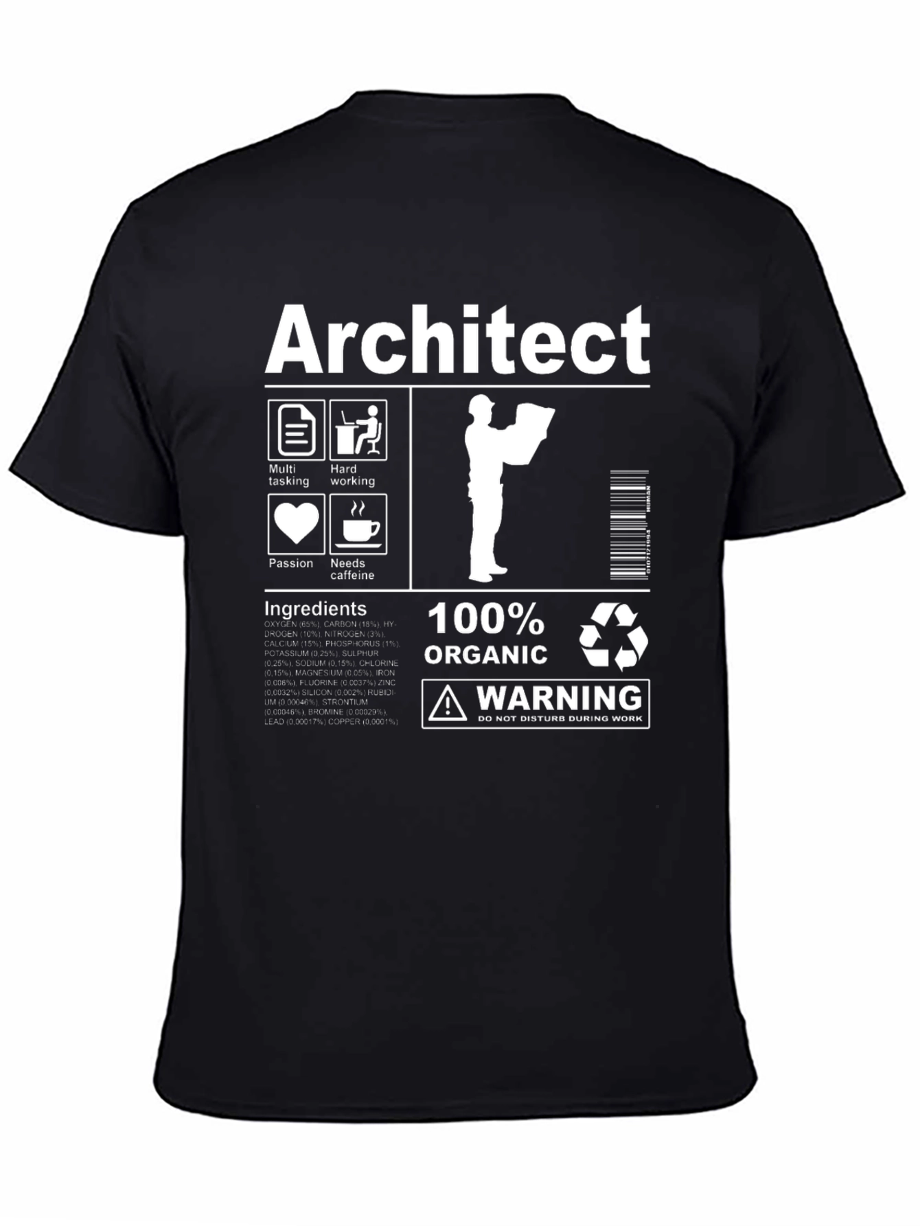 Architect T-Shirt - 100% Organic Cotton