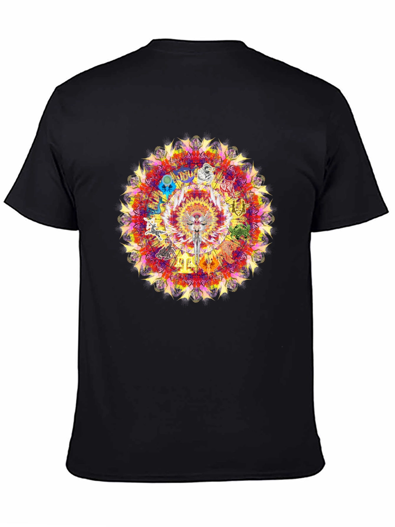 Psychedelic Mandala Graphic T-Shirt