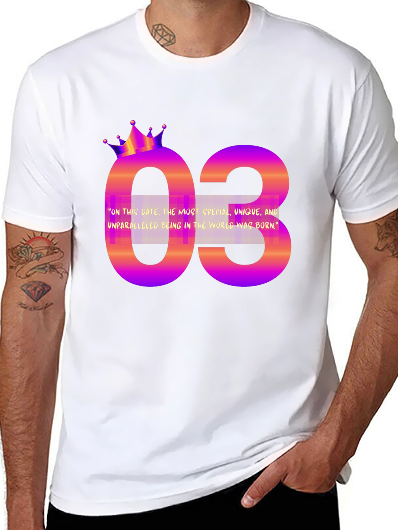 Birthday Month T-Shirt - 03 Design