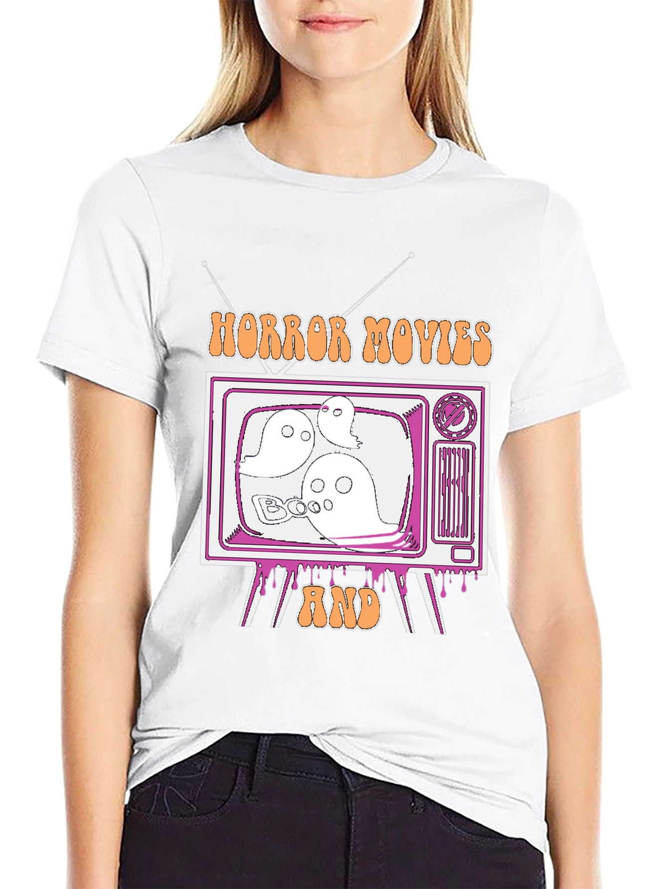 Horror Movies & Chill Graphic Tee