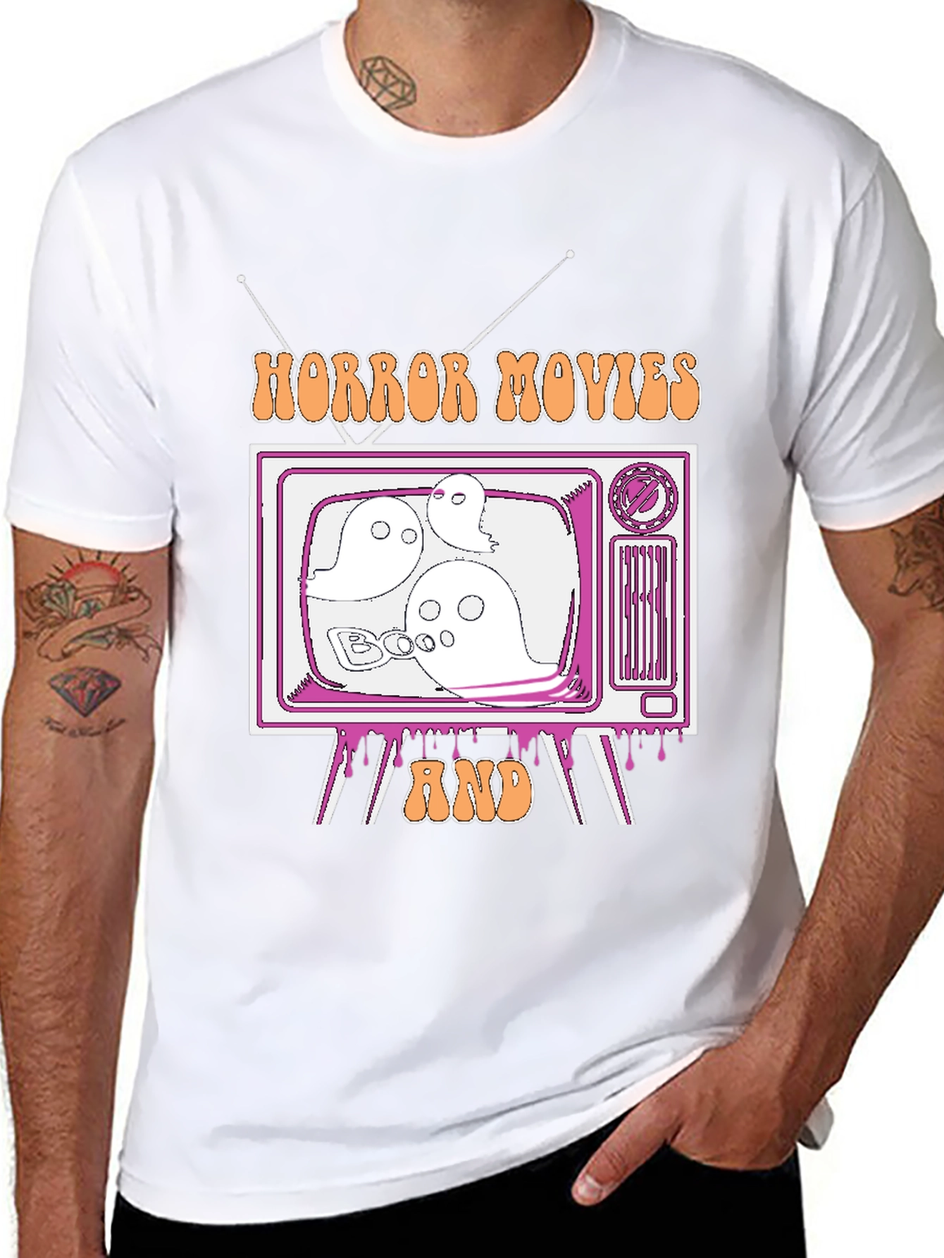 Horror Movies & Chill Graphic Tee