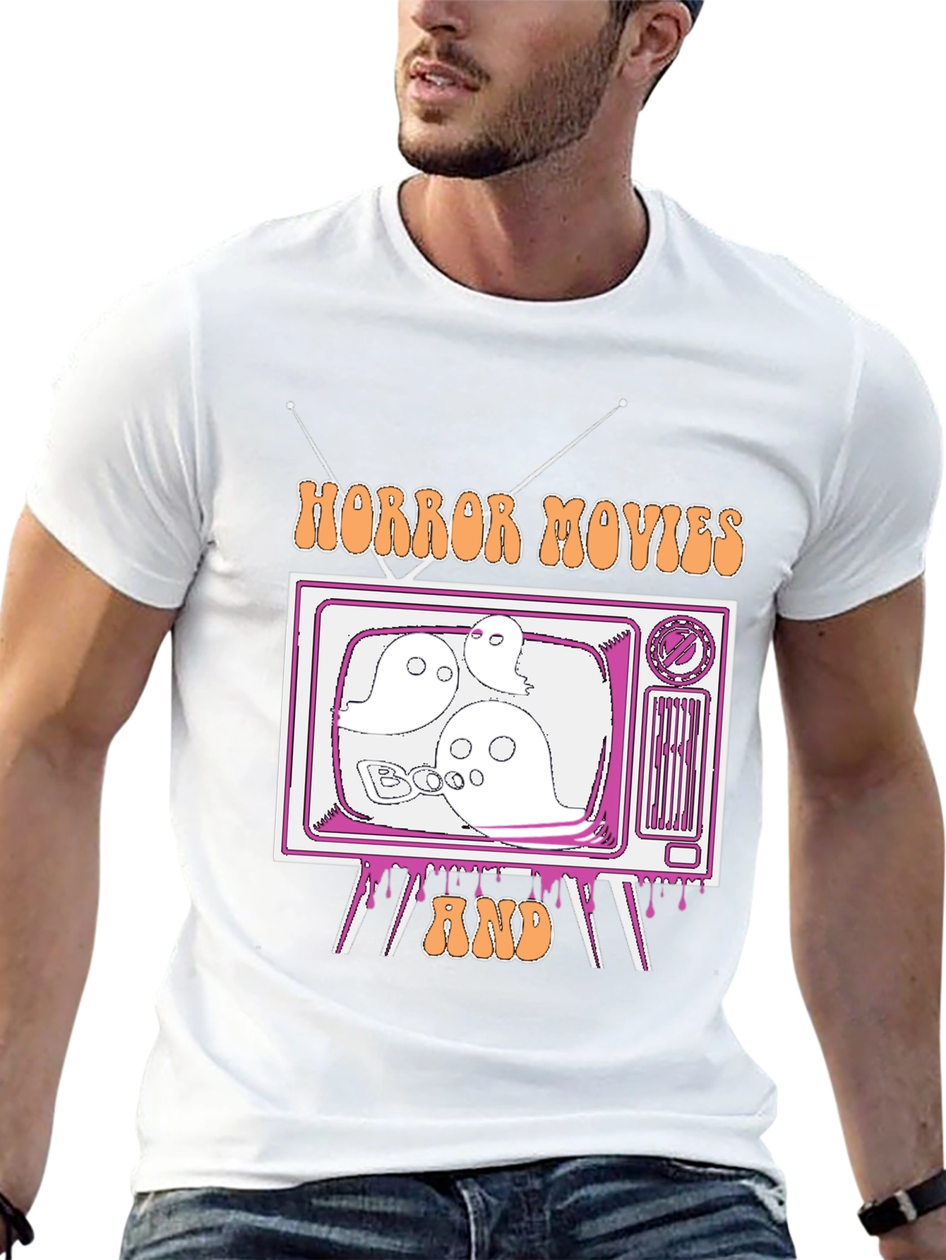 Horror Movies & Chill Graphic Tee