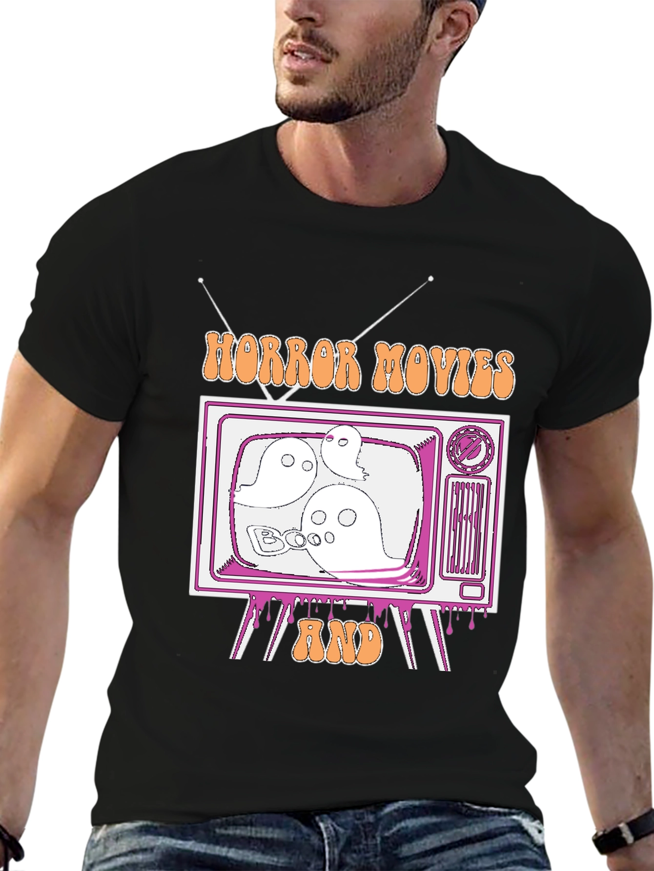 Horror Movies & Chill Graphic Tee