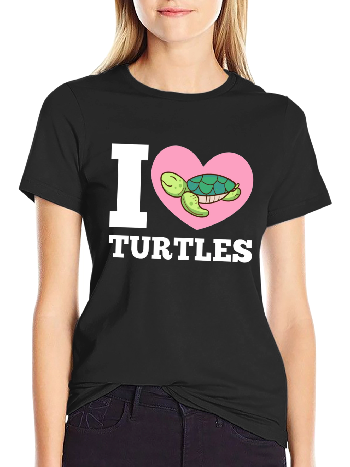 I Love Turtles Graphic T-Shirt