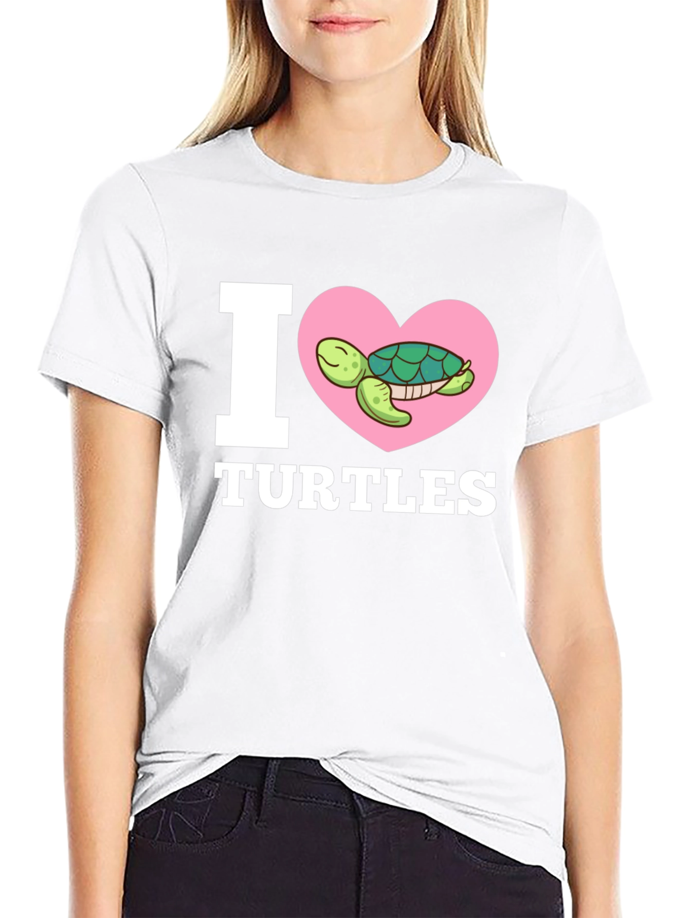 I Love Turtles Graphic T-Shirt
