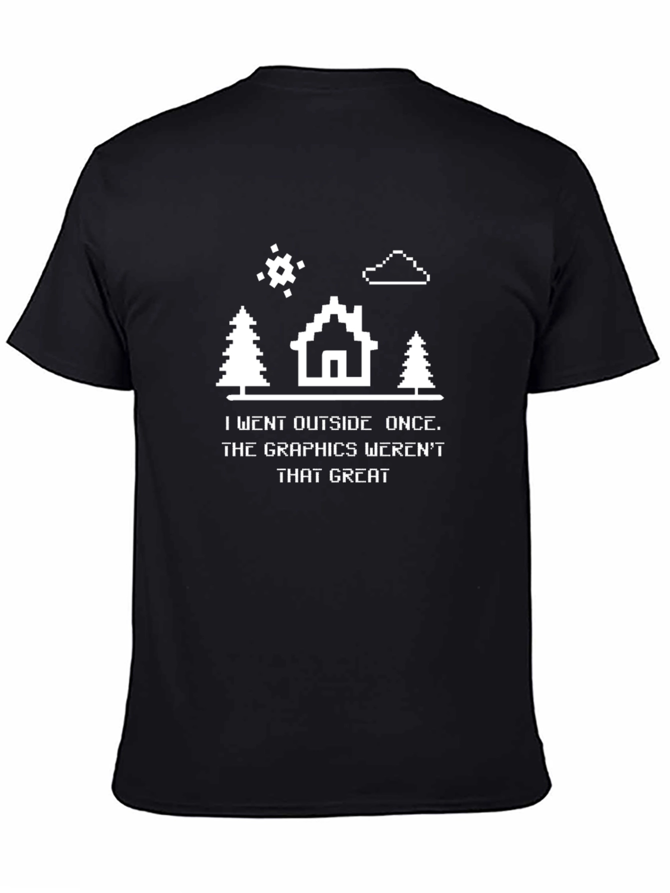 Retro Gamer Tee - I Went Outside Once T-Shirt