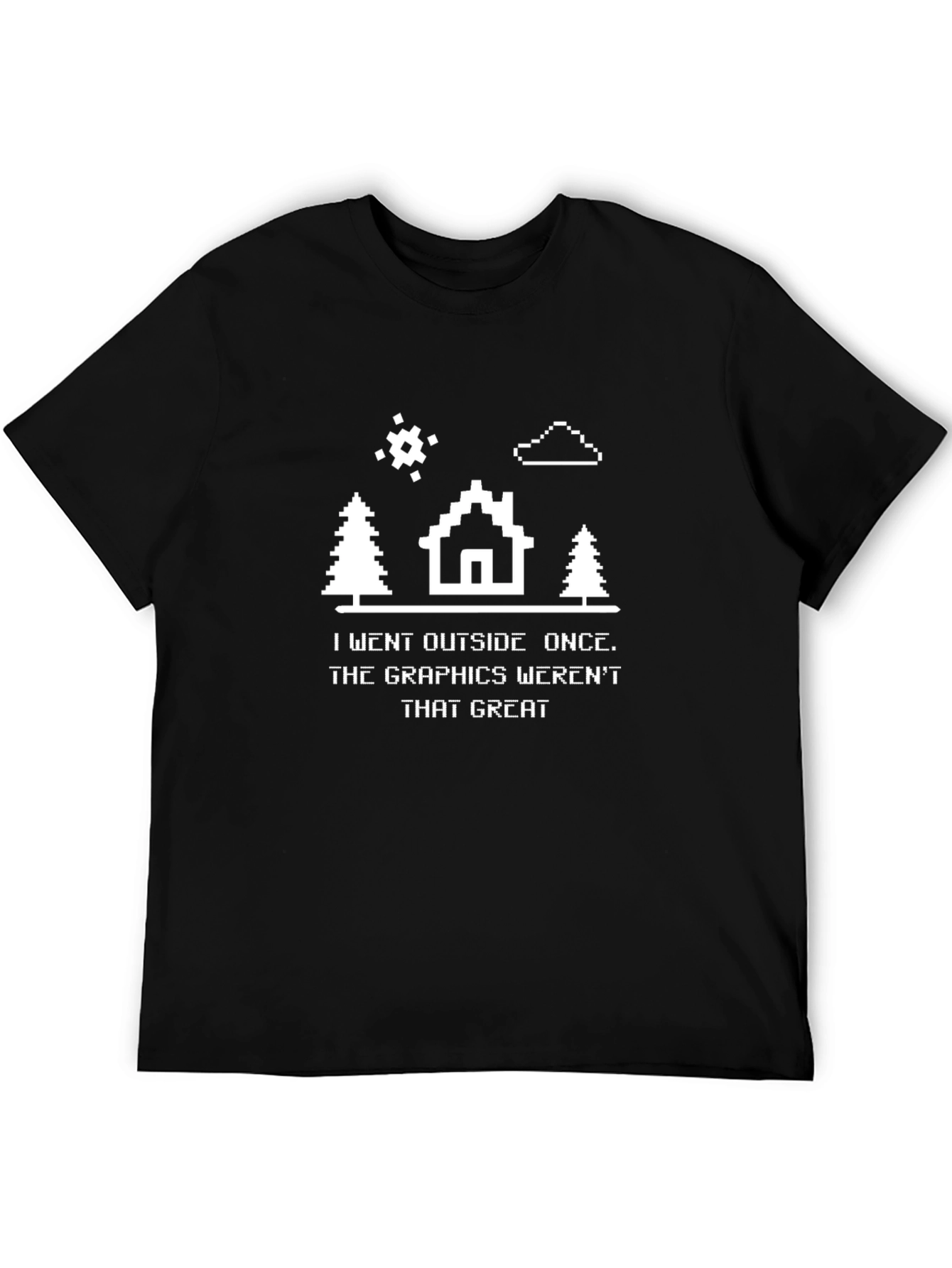 Retro Gamer Tee - I Went Outside Once T-Shirt