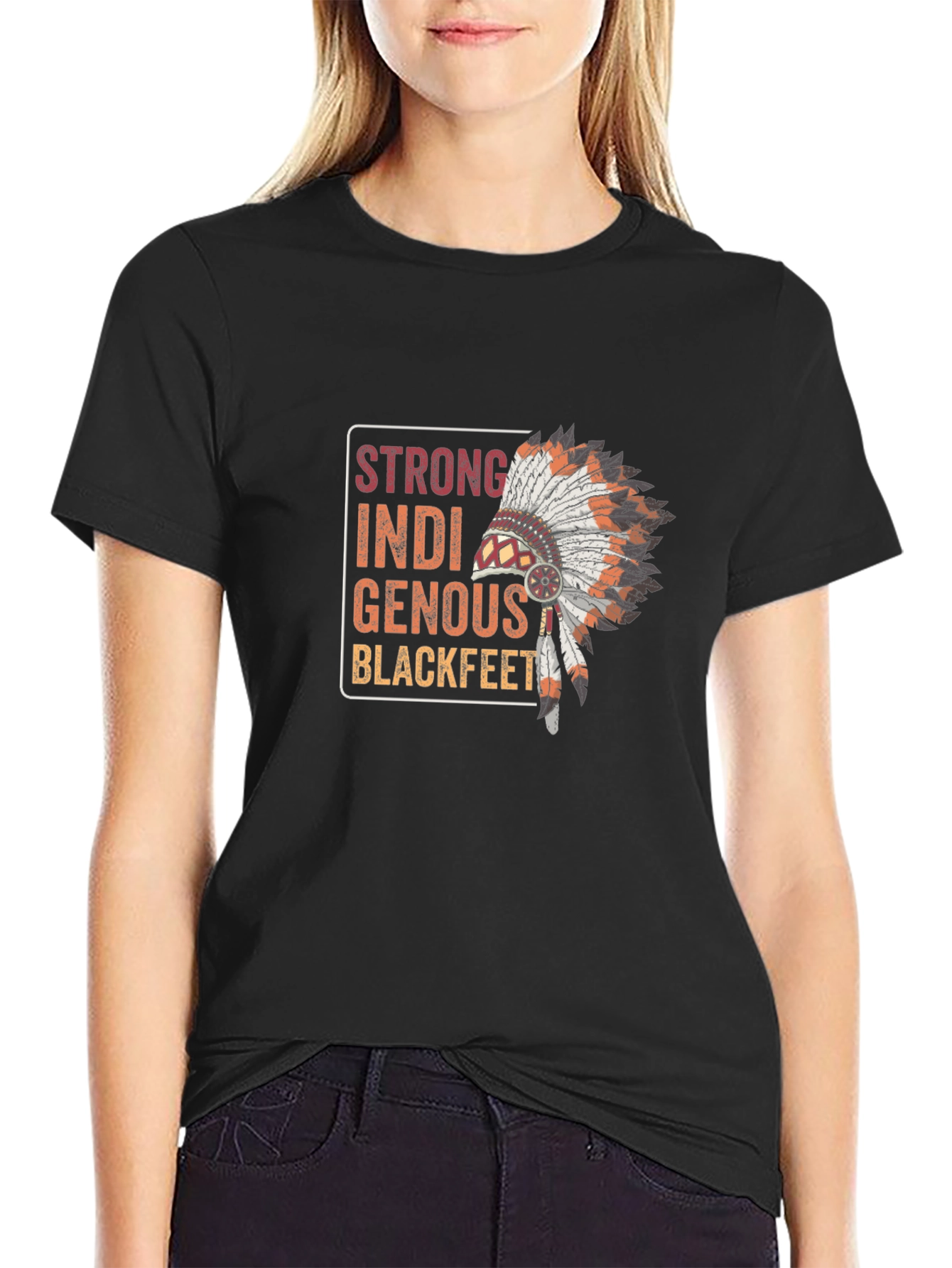 Strong Indigenous Blackfeet T-Shirt
