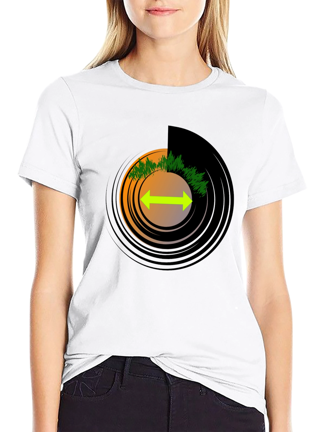 Vinyl Record Graphic T-Shirt