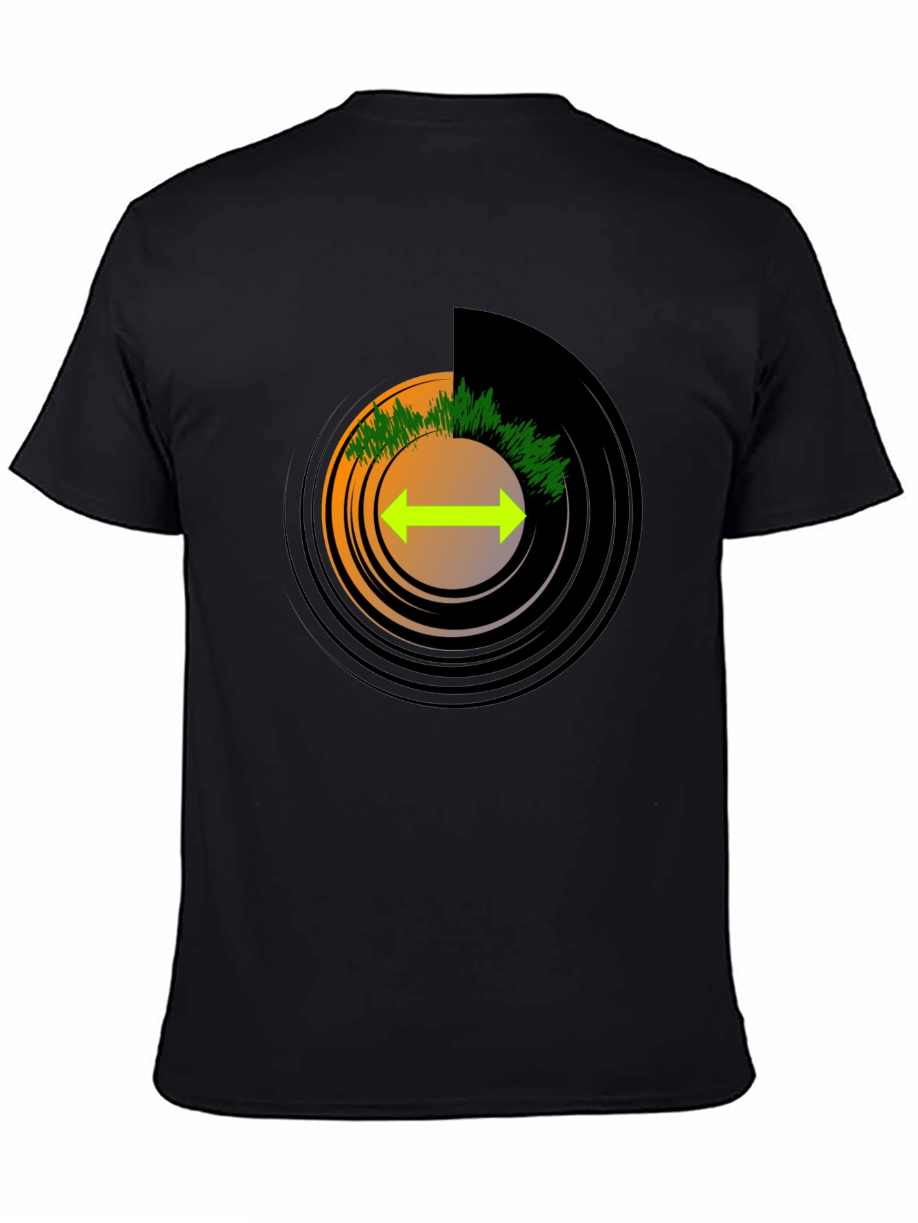 Vinyl Record Graphic T-Shirt