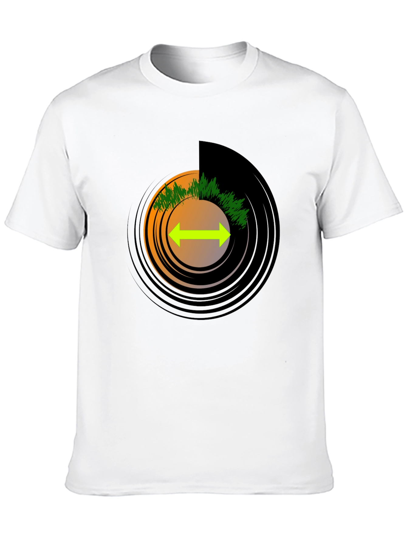 Vinyl Record Graphic T-Shirt