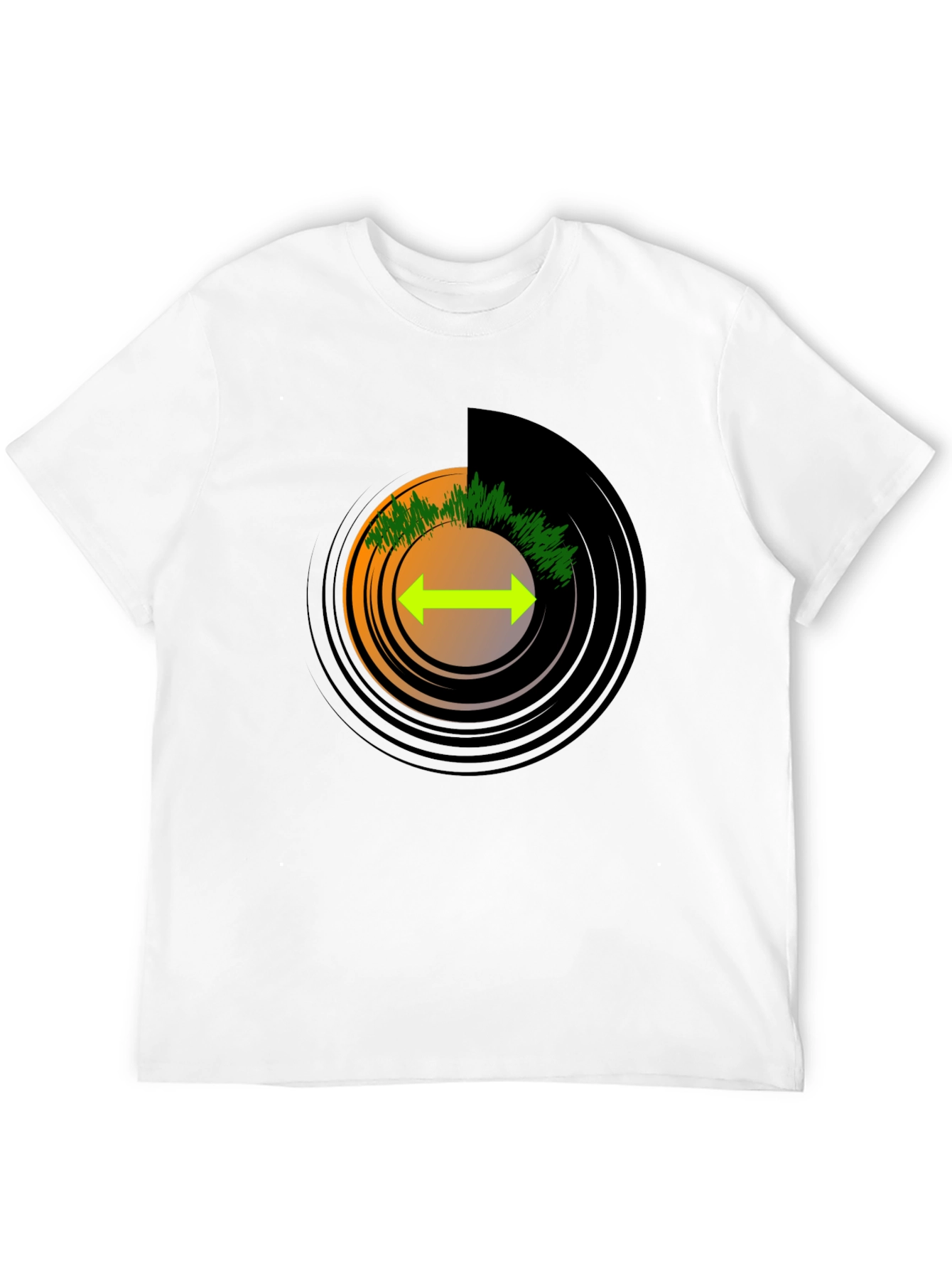 Vinyl Record Graphic T-Shirt
