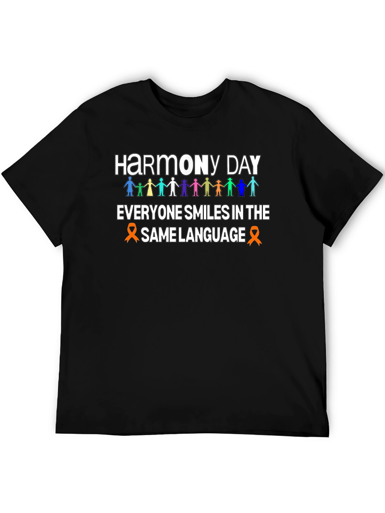Harmony Day Unisex T-Shirt Everyone Smiles
