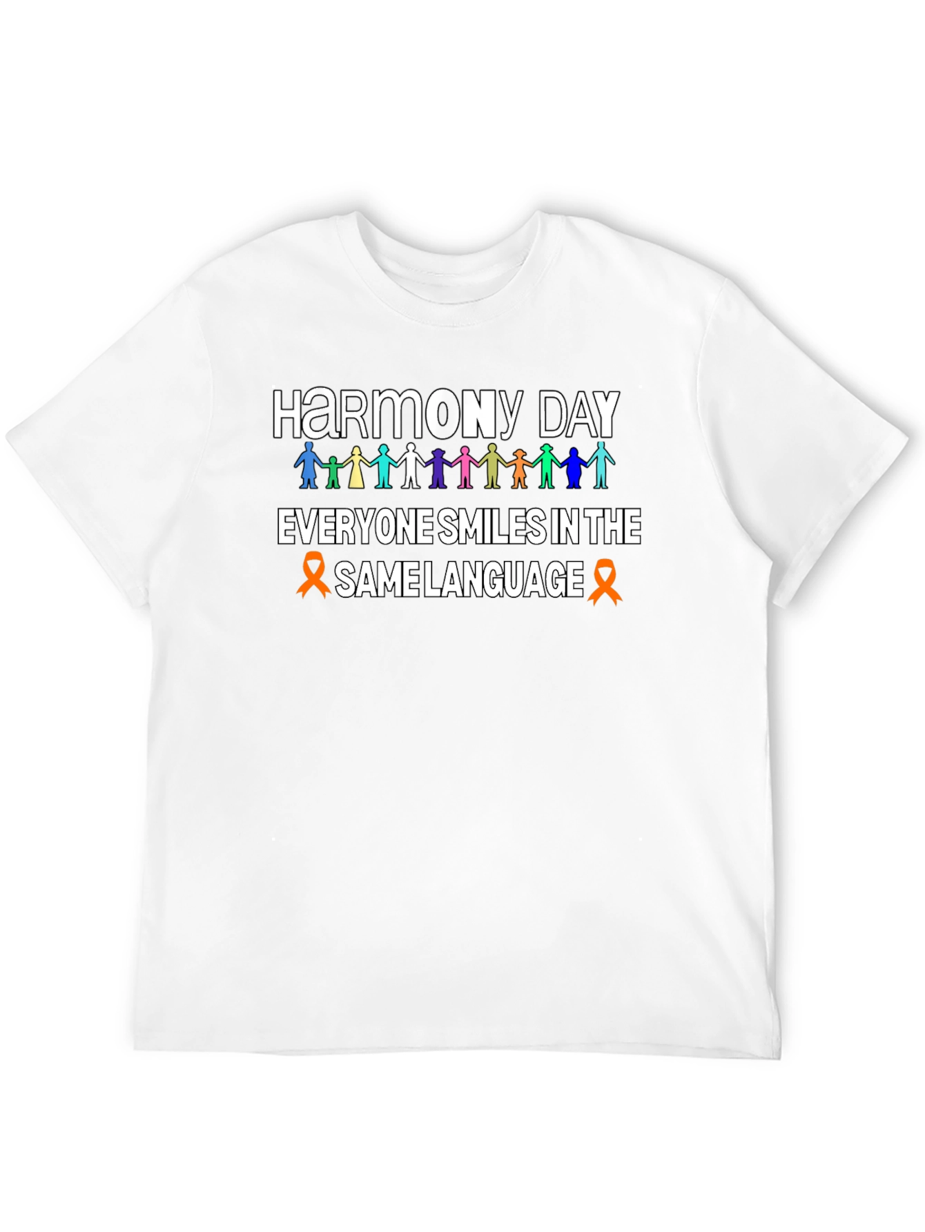 Harmony Day Unisex T-Shirt Everyone Smiles