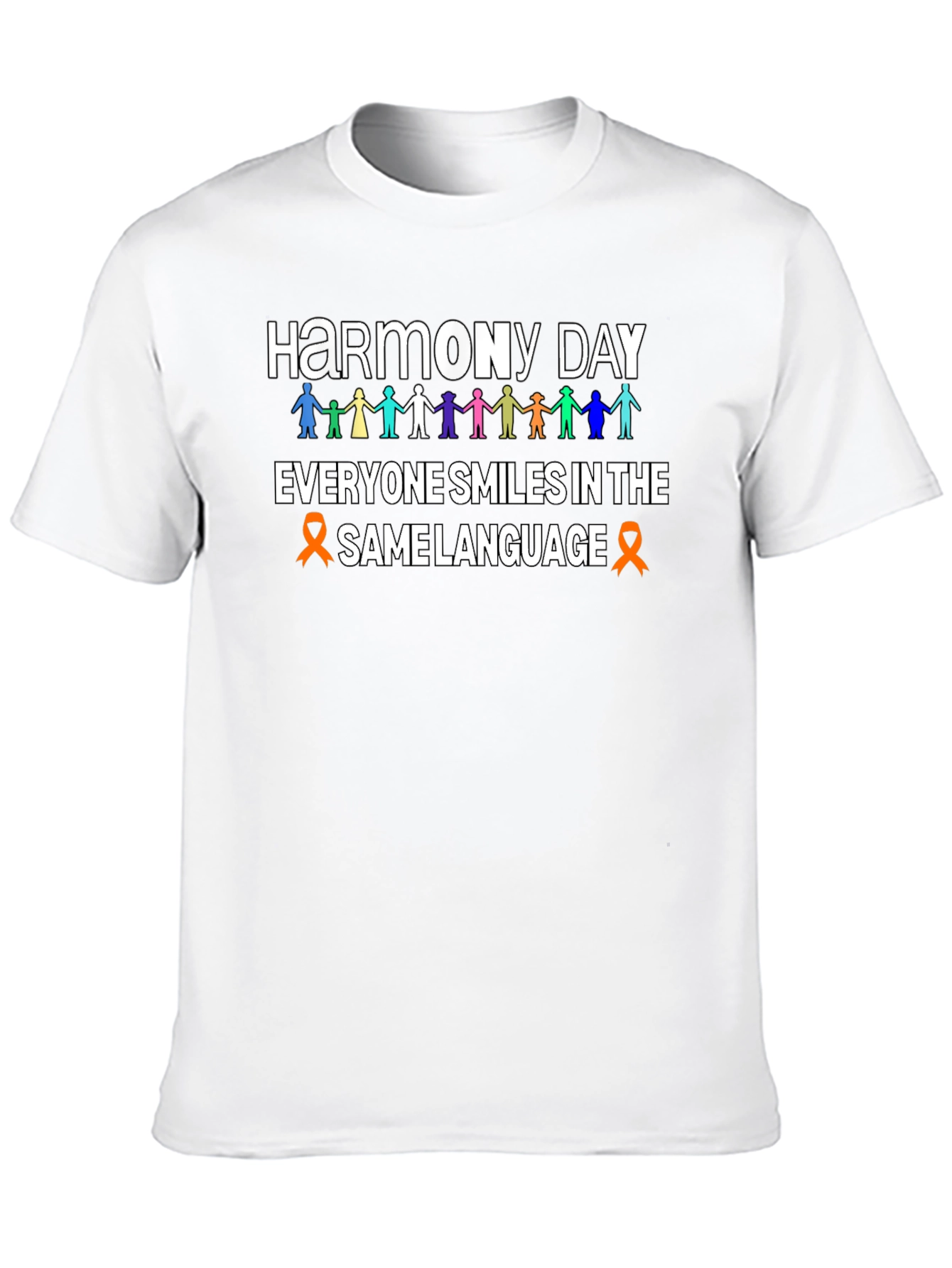 Harmony Day Unisex T-Shirt Everyone Smiles