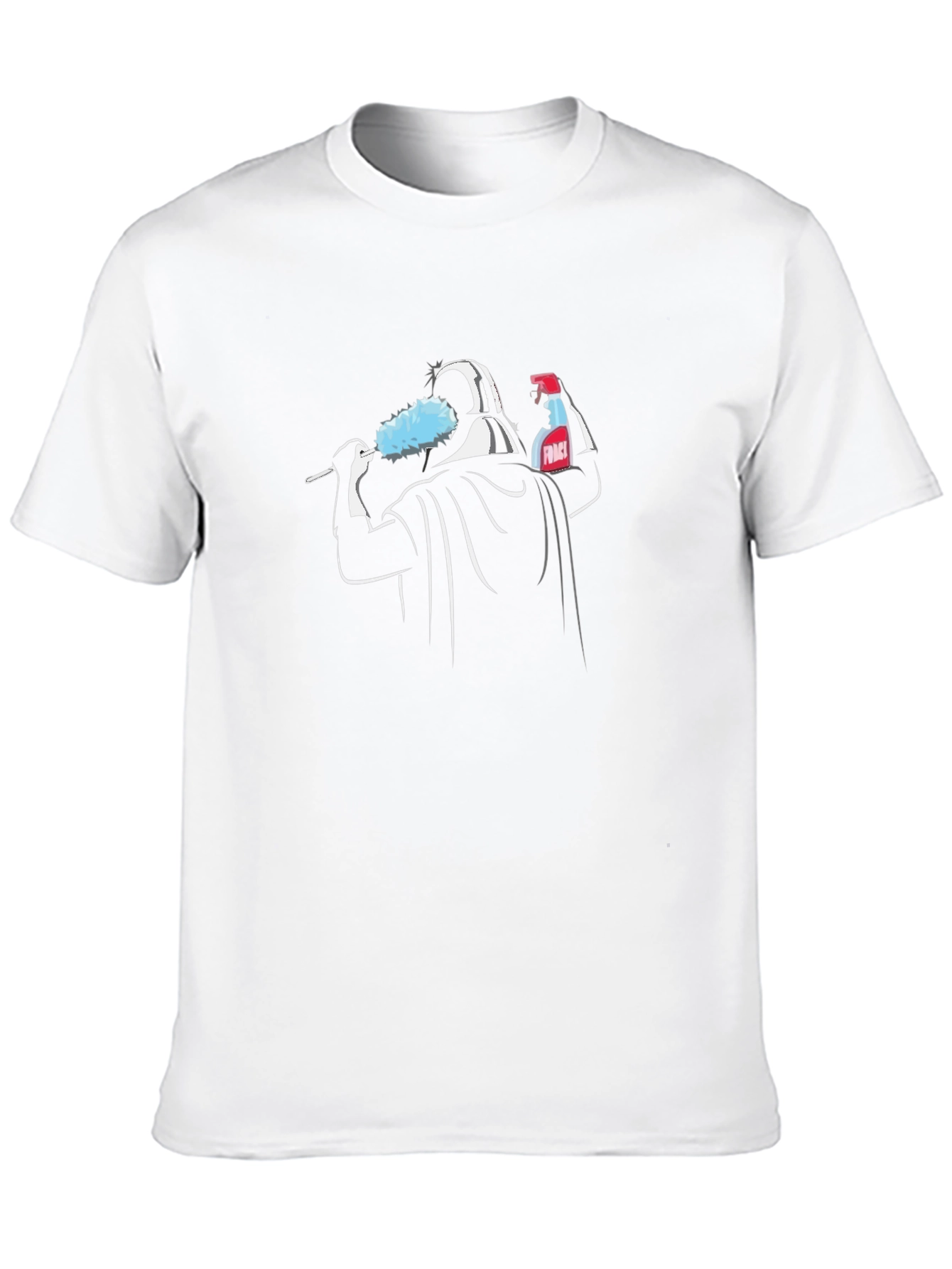 Darth Vader Cleaning T-Shirt - Funny Star Wars Tee