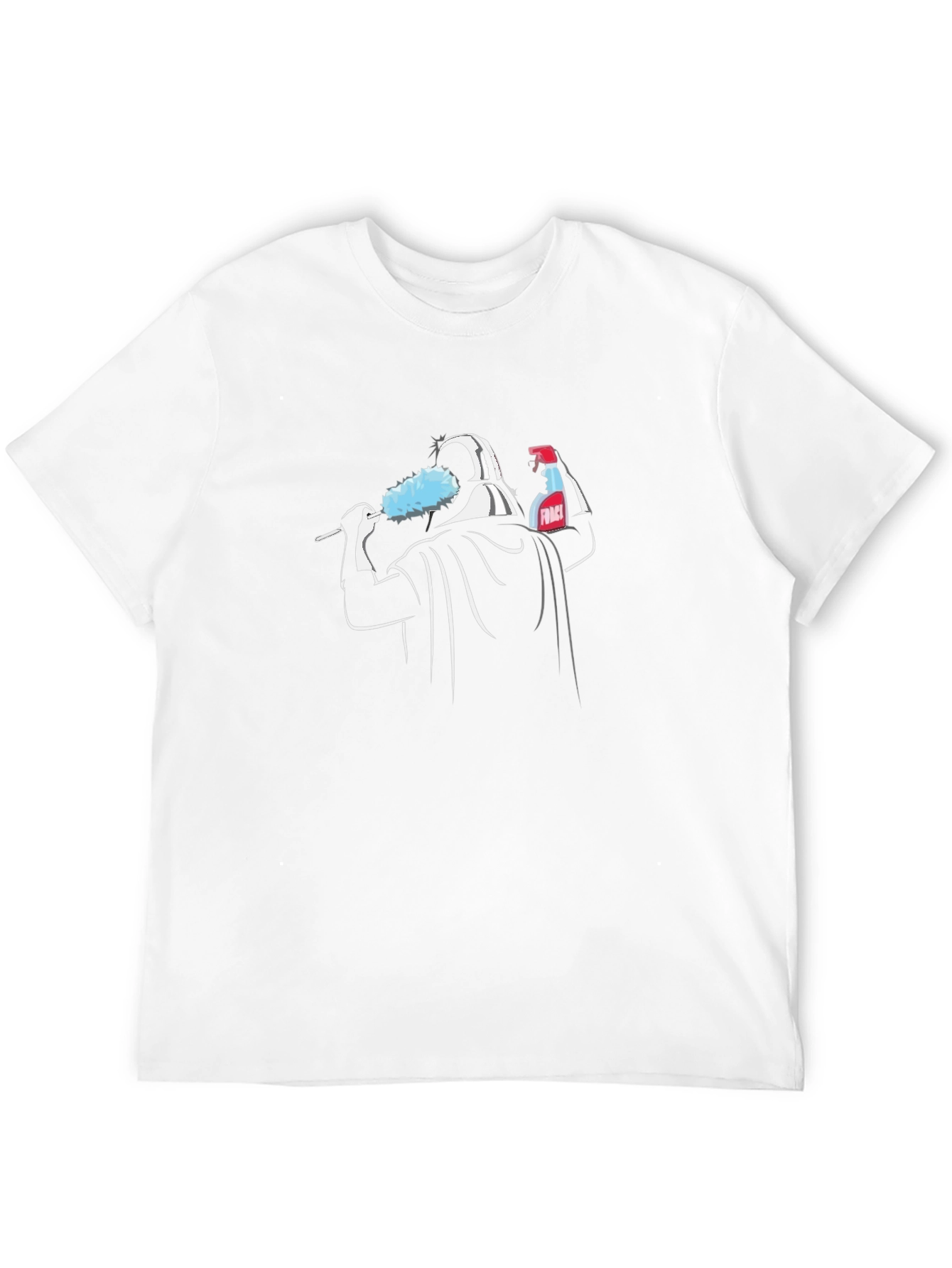 Darth Vader Cleaning T-Shirt - Funny Star Wars Tee