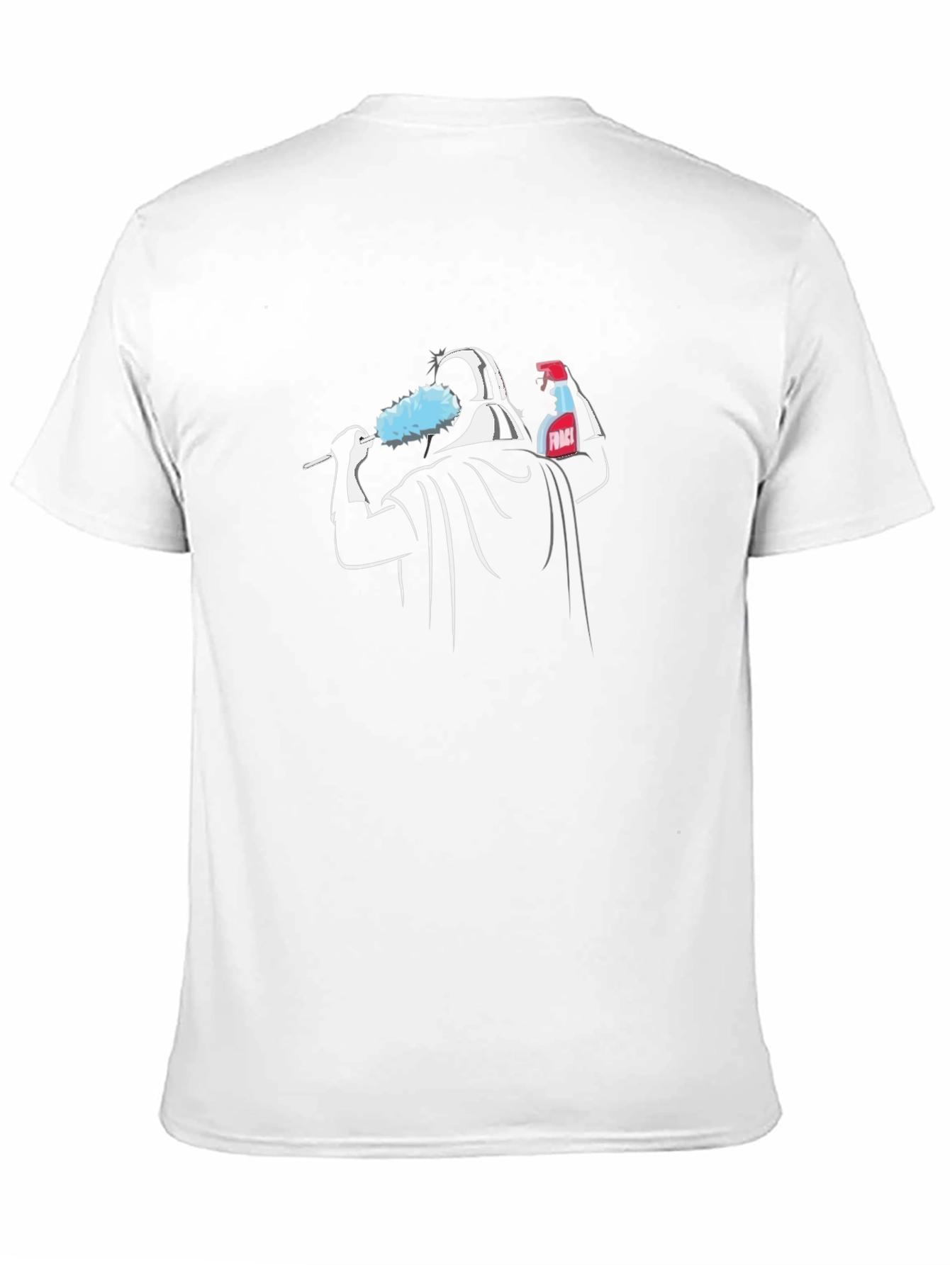 Darth Vader Cleaning T-Shirt - Funny Star Wars Tee