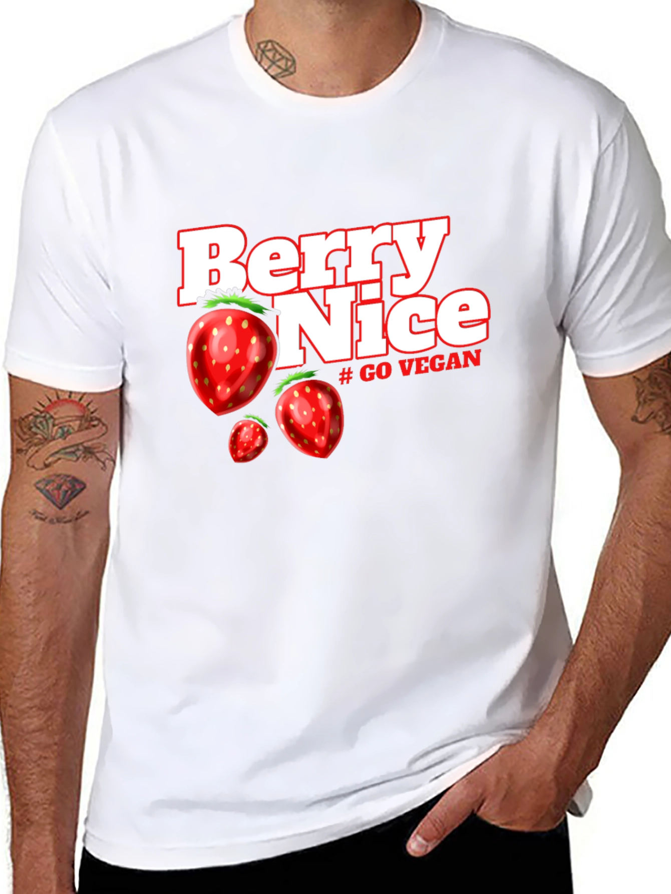 Berry Nice Vegan T-Shirt