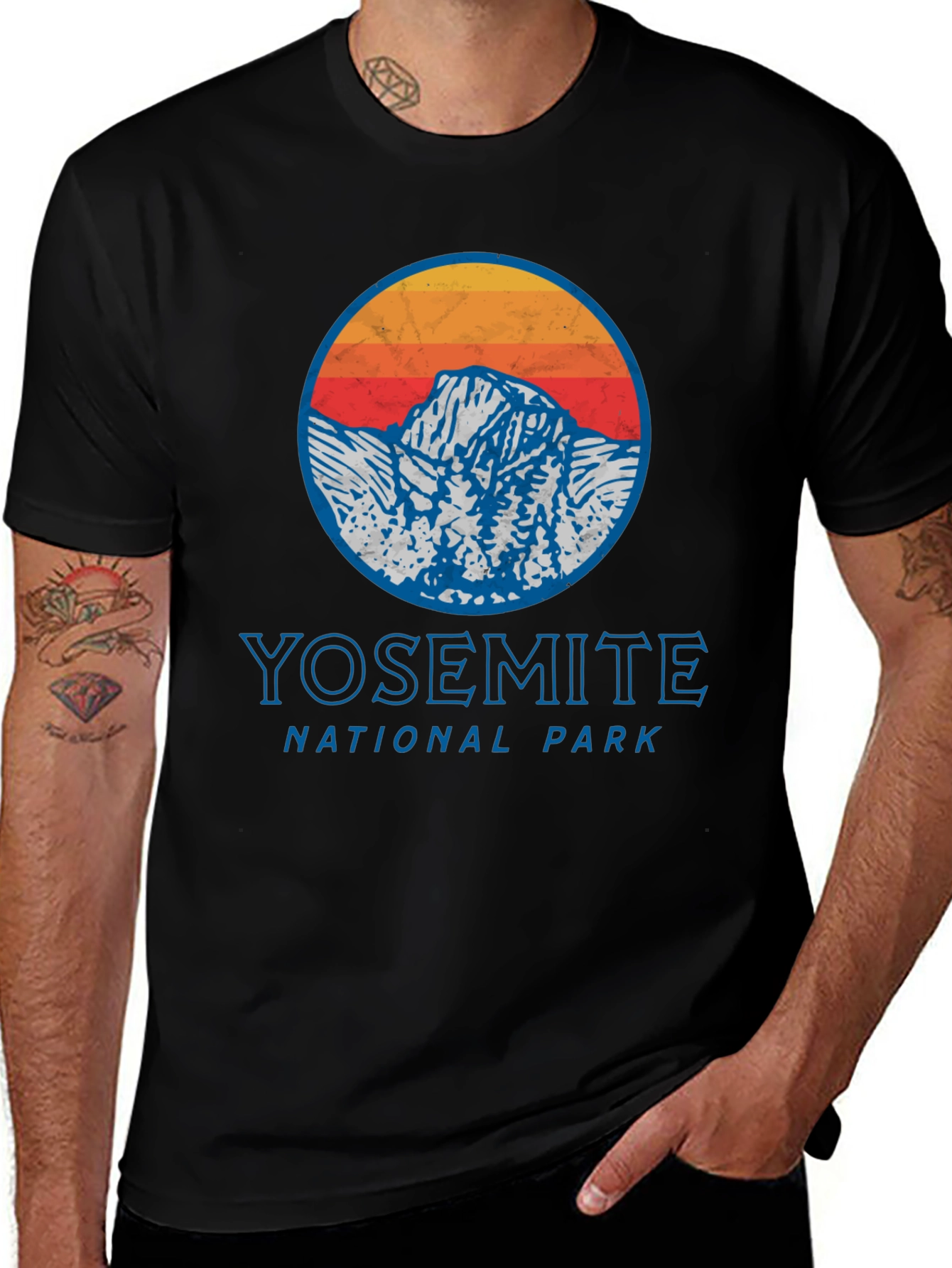 Yosemite National Park Graphic Tee - Retro Style