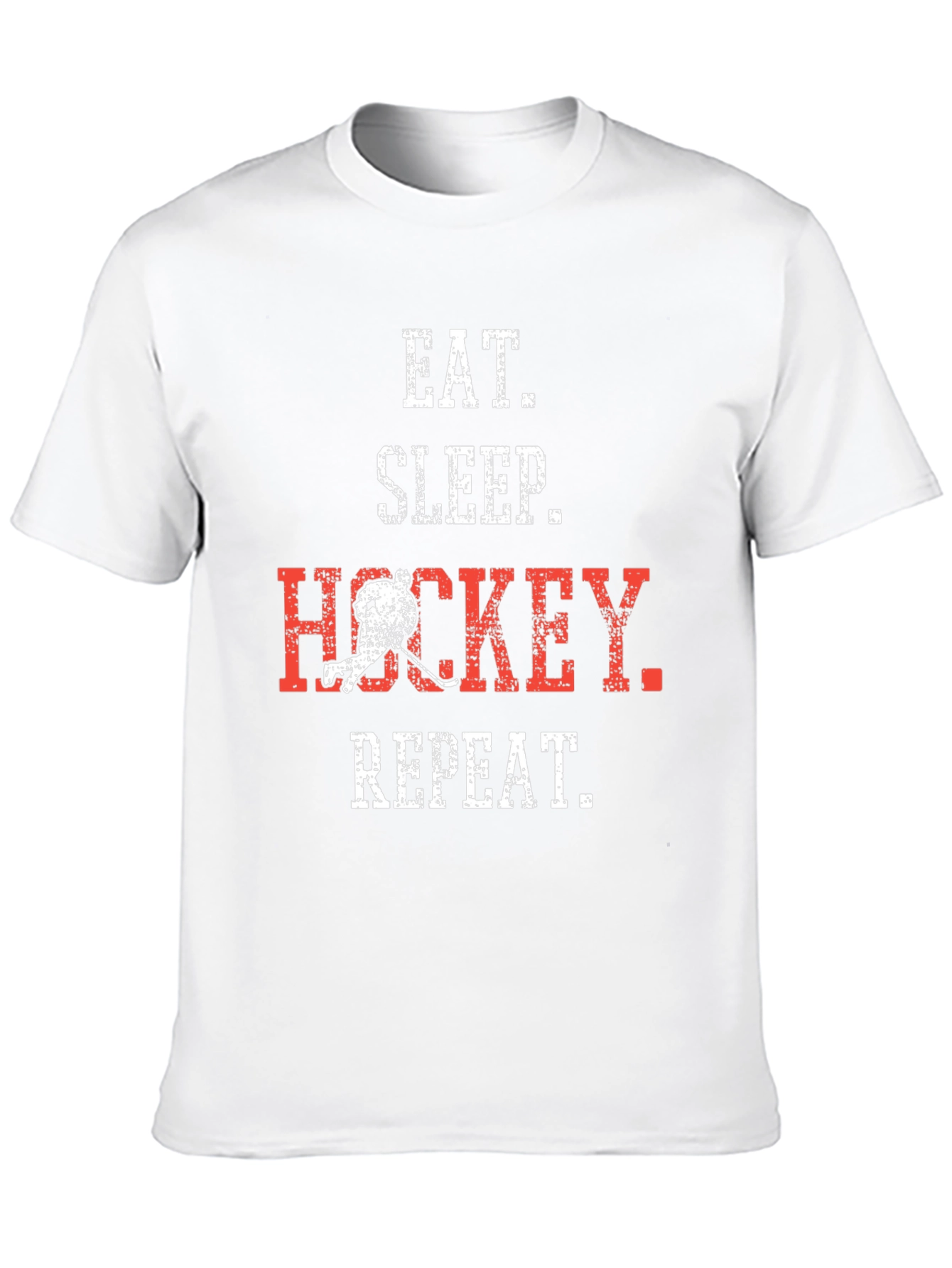 Eat Sleep Hockey Repeat Graphic Tee