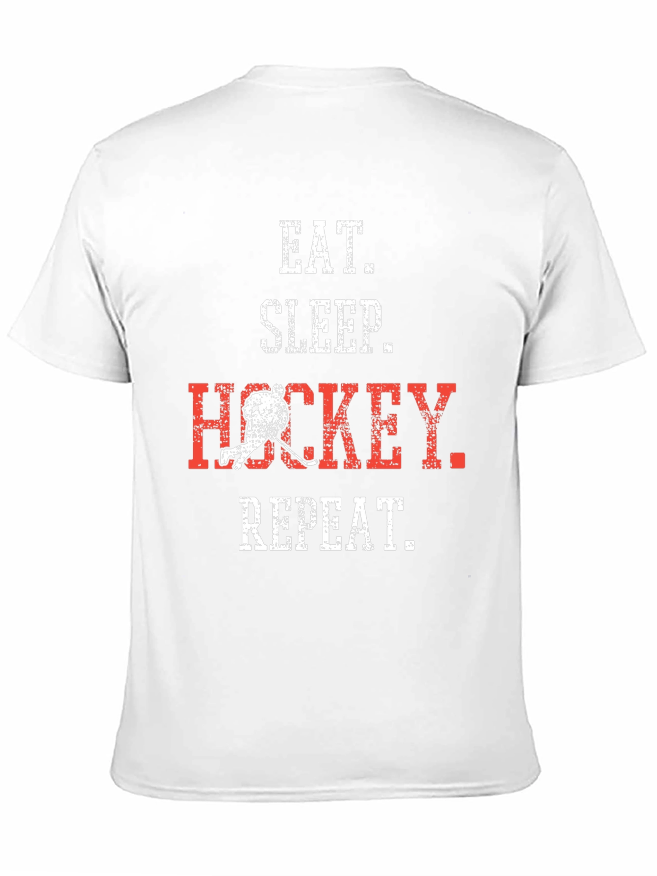 Eat Sleep Hockey Repeat Graphic Tee