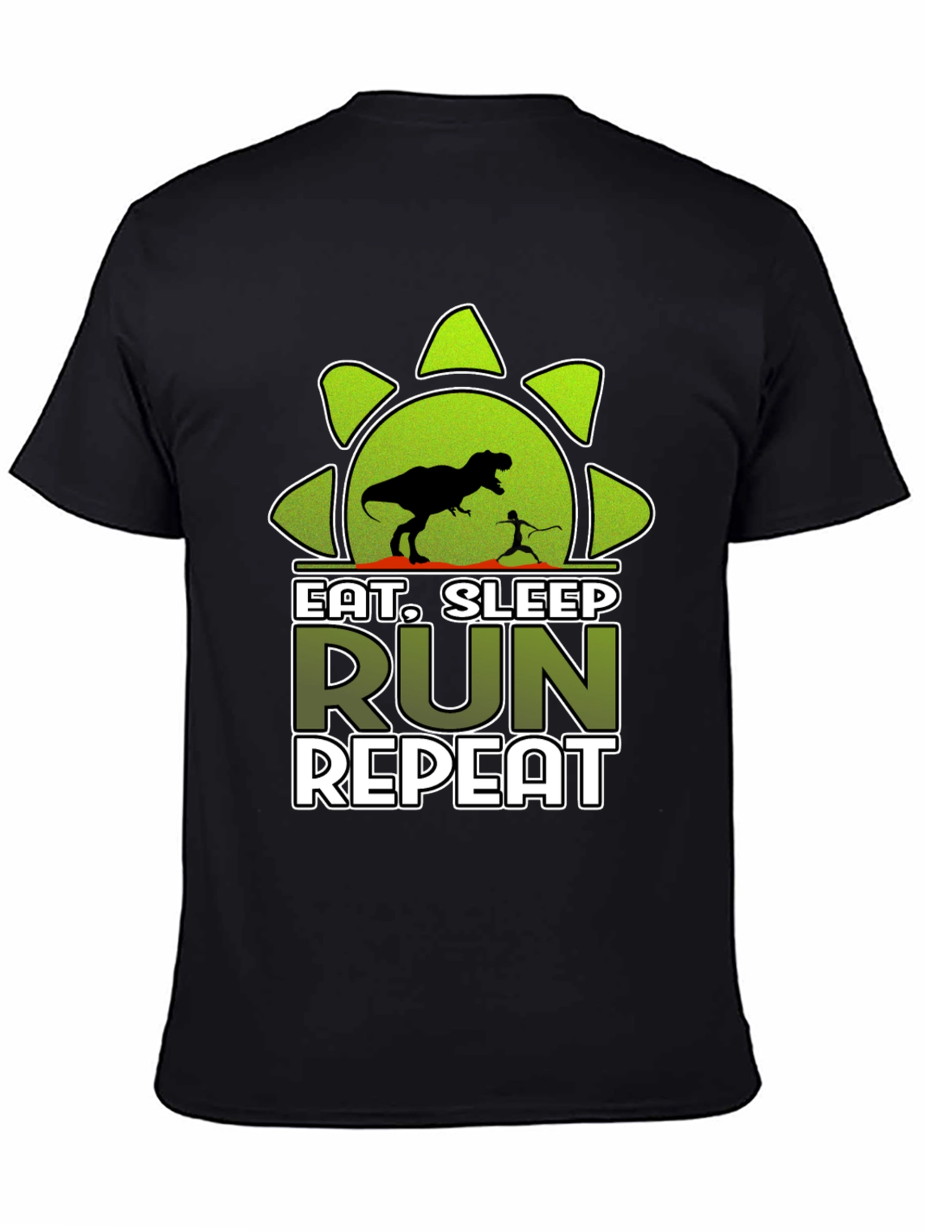Eat Sleep Run Repeat Dinosaur T-Shirt