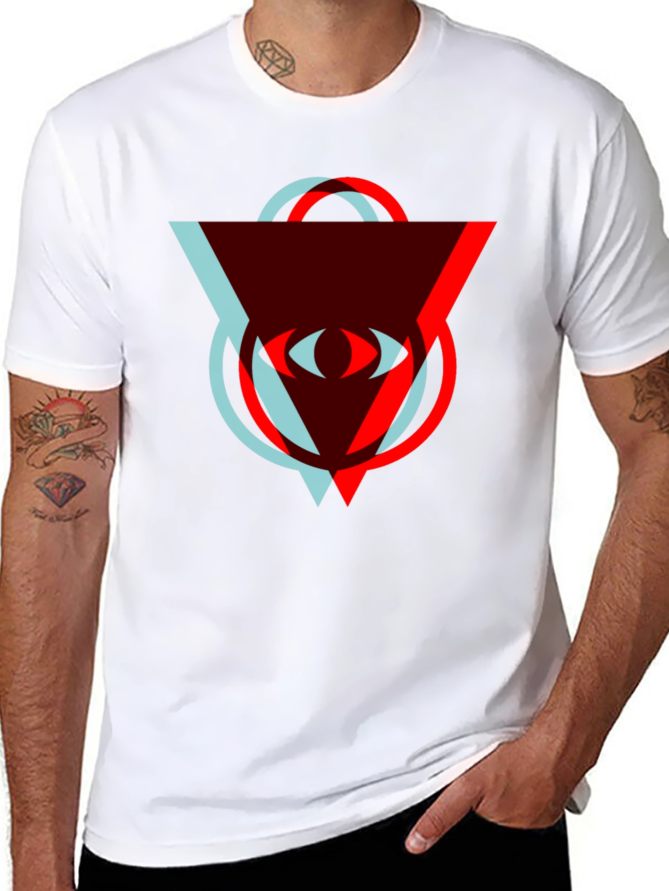Abstract Graphic Tee - Modern Streetwear