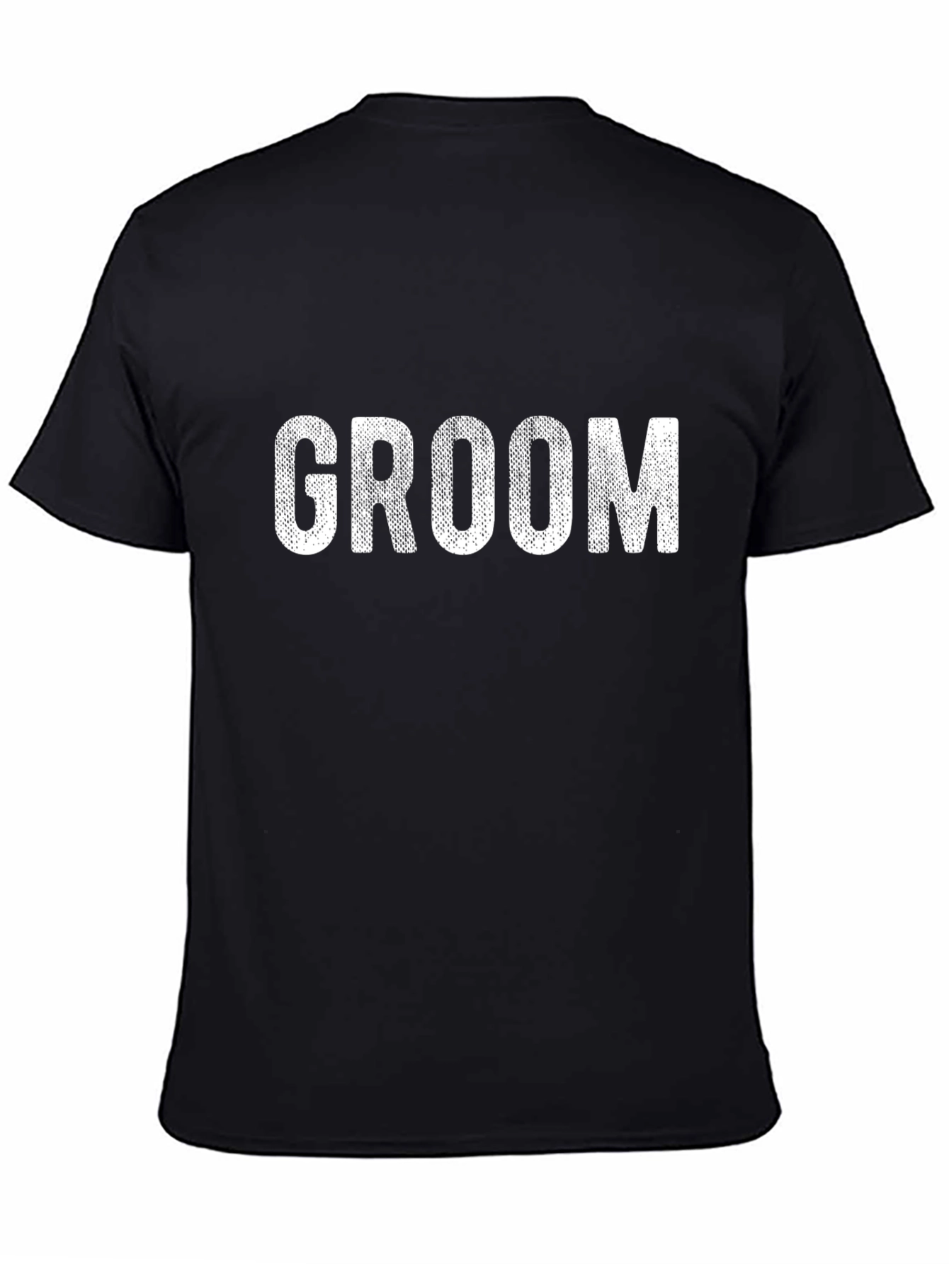 Groom Graphic Print Black T-Shirt