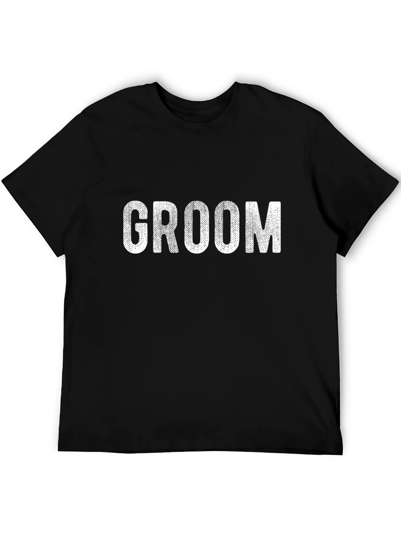 Groom Graphic Print Black T-Shirt