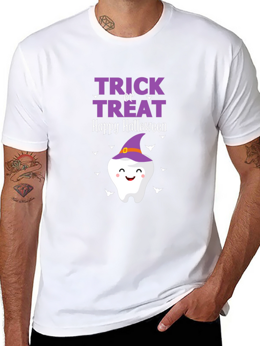 Halloween Tooth T-Shirt - Trick or Treat Spooky Tee