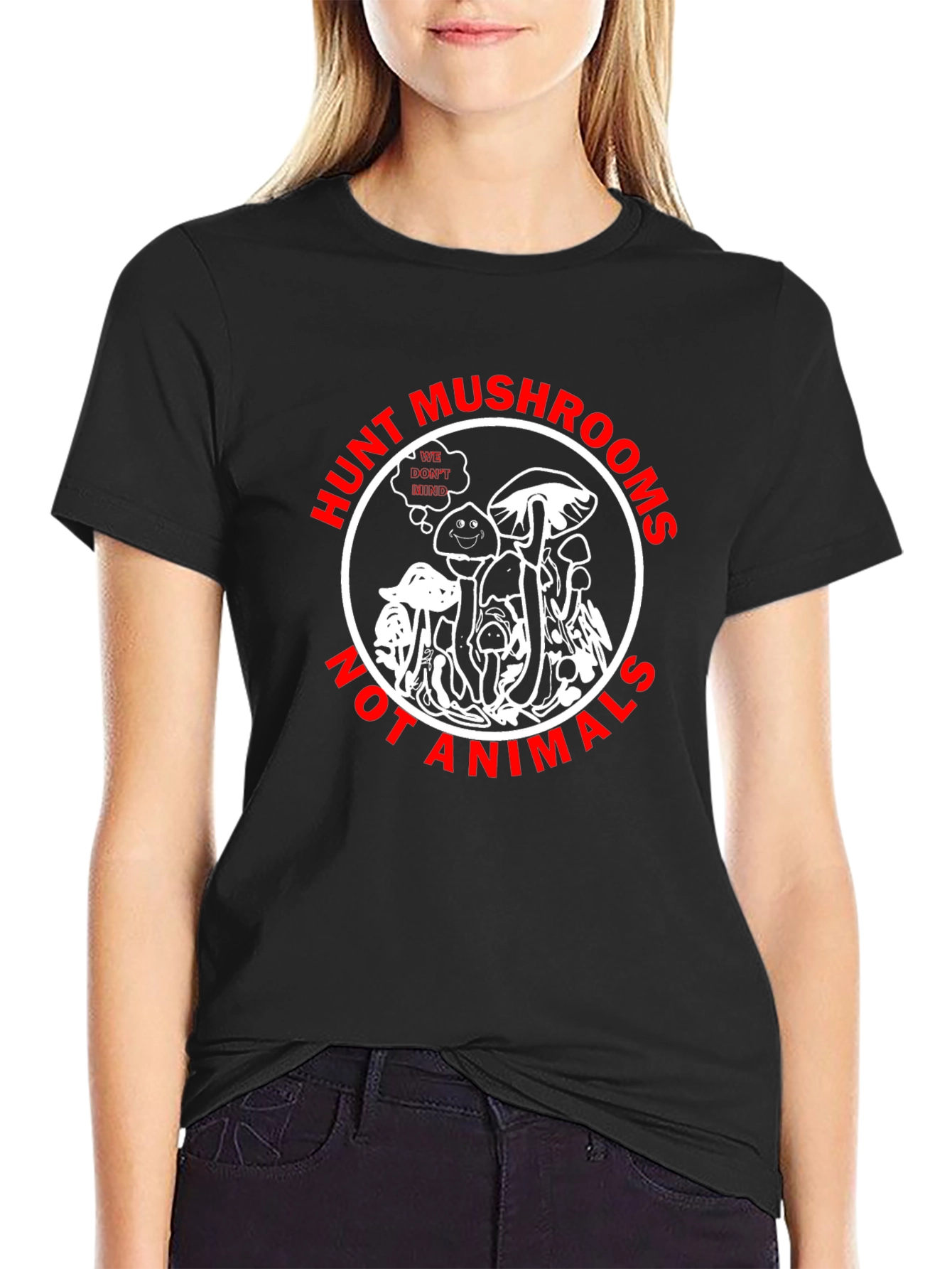 Hunt Mushrooms Graphic T-Shirt