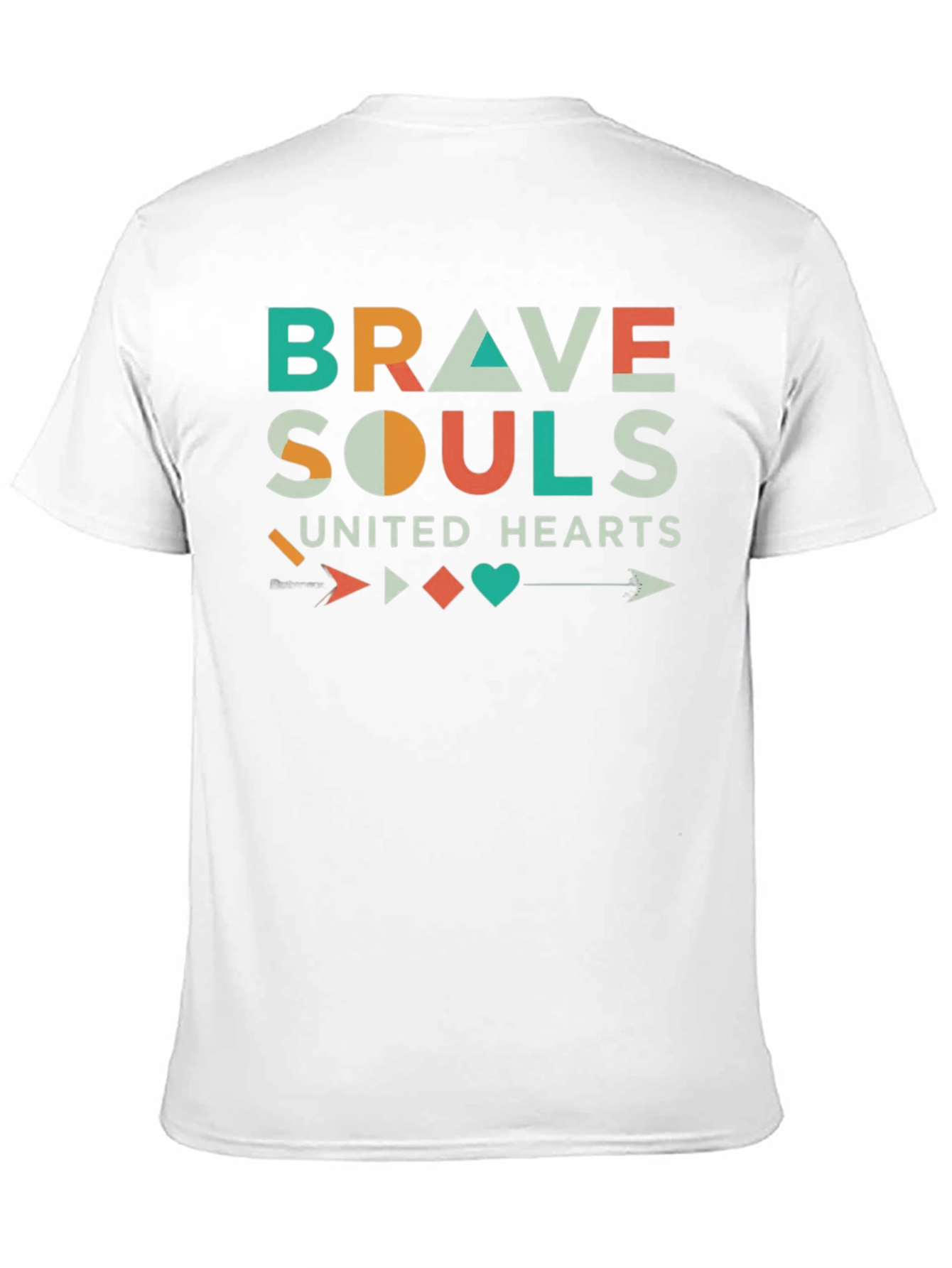 Brave Souls United Hearts Graphic T-Shirt