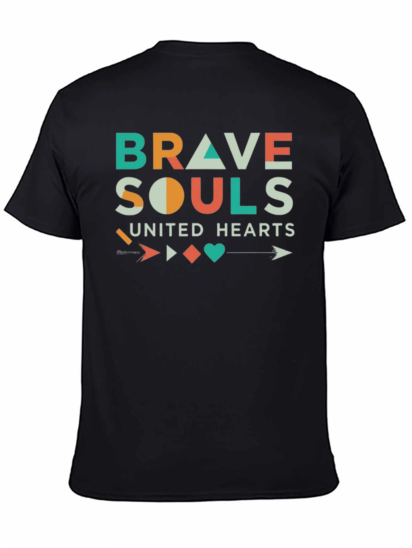 Brave Souls United Hearts Graphic T-Shirt