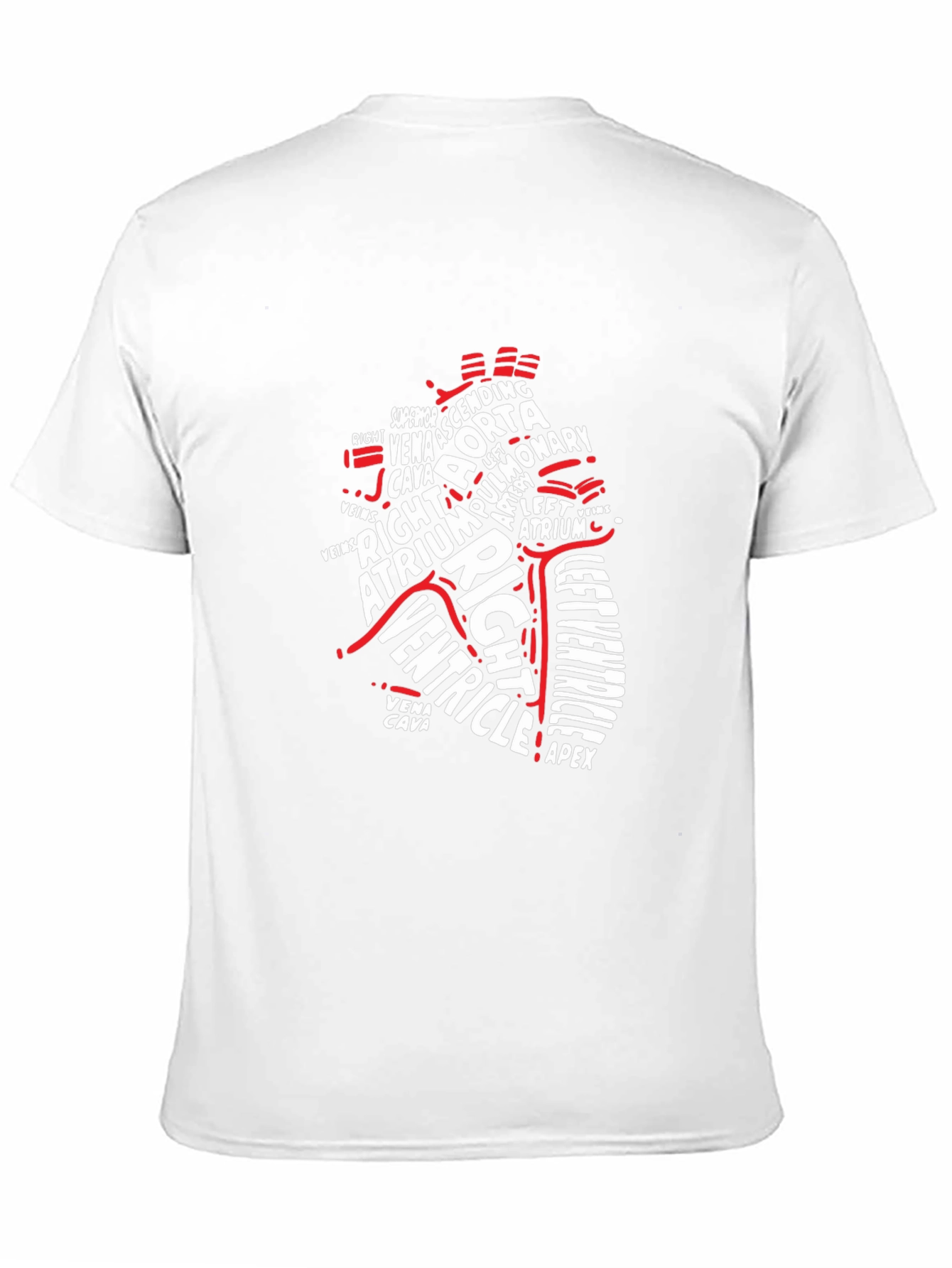 Anatomical Heart T-Shirt - Medical Typography Design