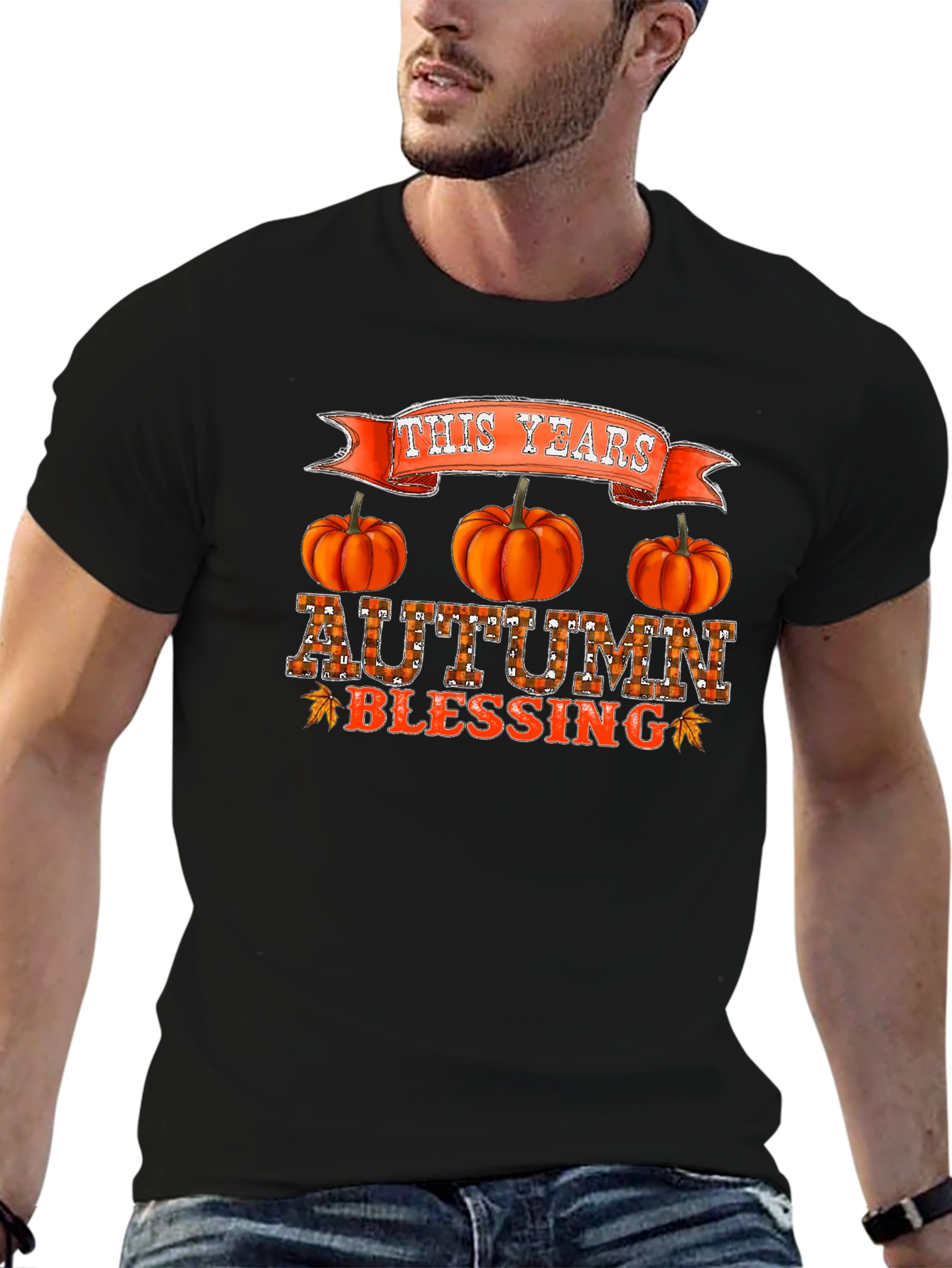 Autumn Blessings T-Shirt Pumpkin Fall Season