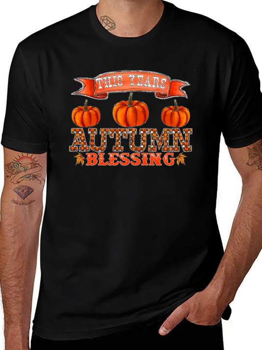Autumn Blessings T-Shirt Pumpkin Fall Season