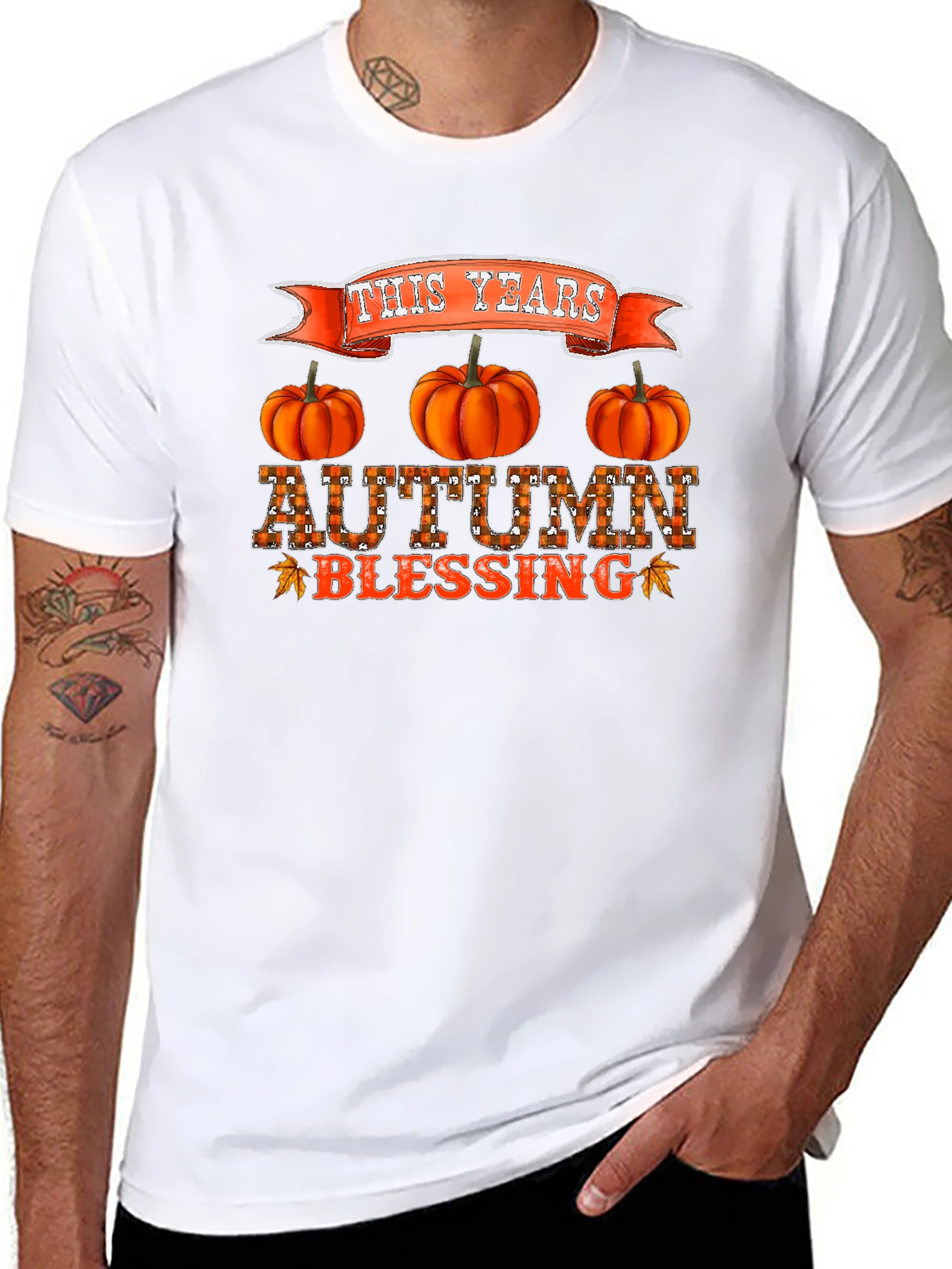 Autumn Blessings T-Shirt Pumpkin Fall Season