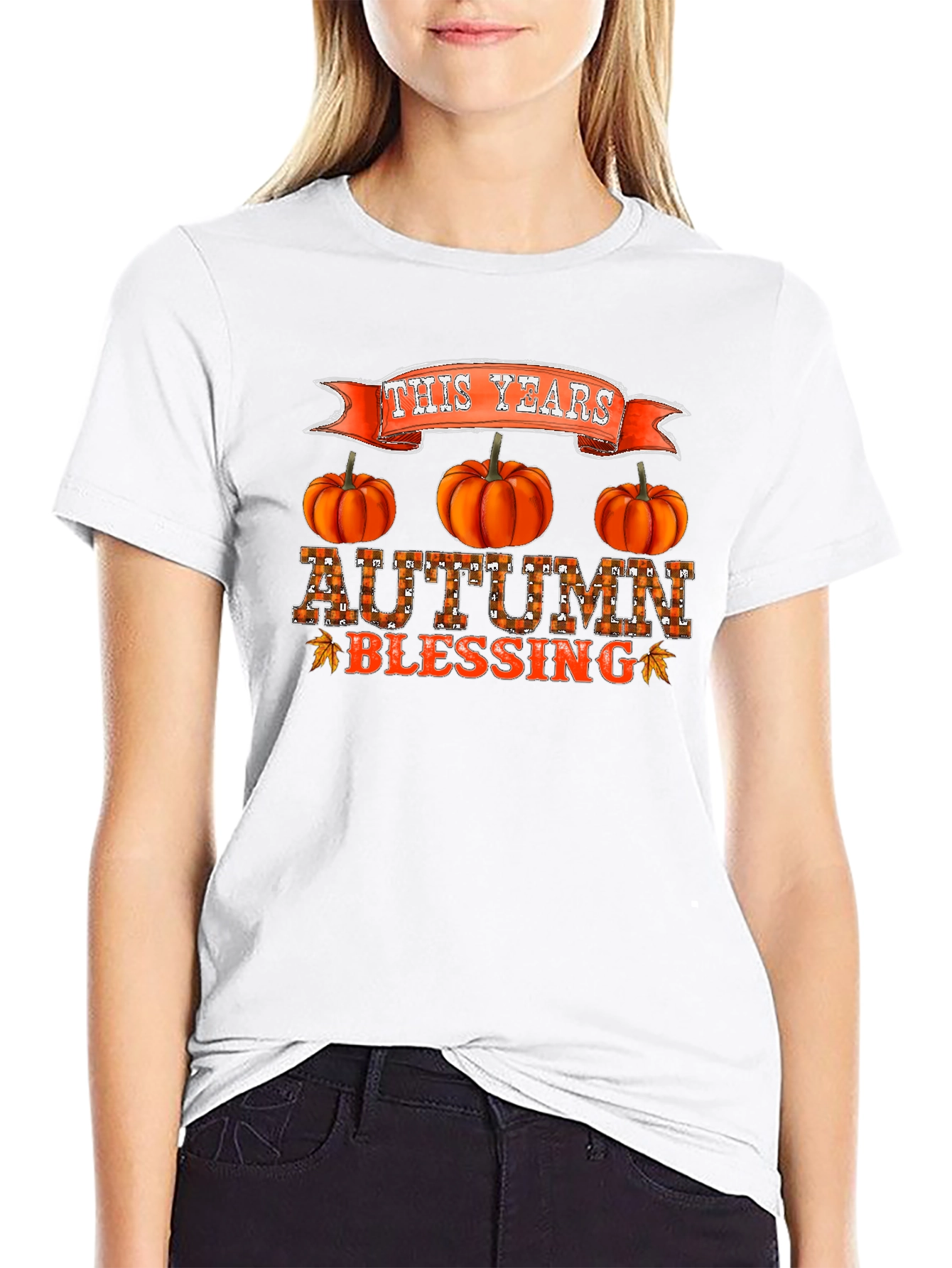 Autumn Blessings T-Shirt Pumpkin Fall Season
