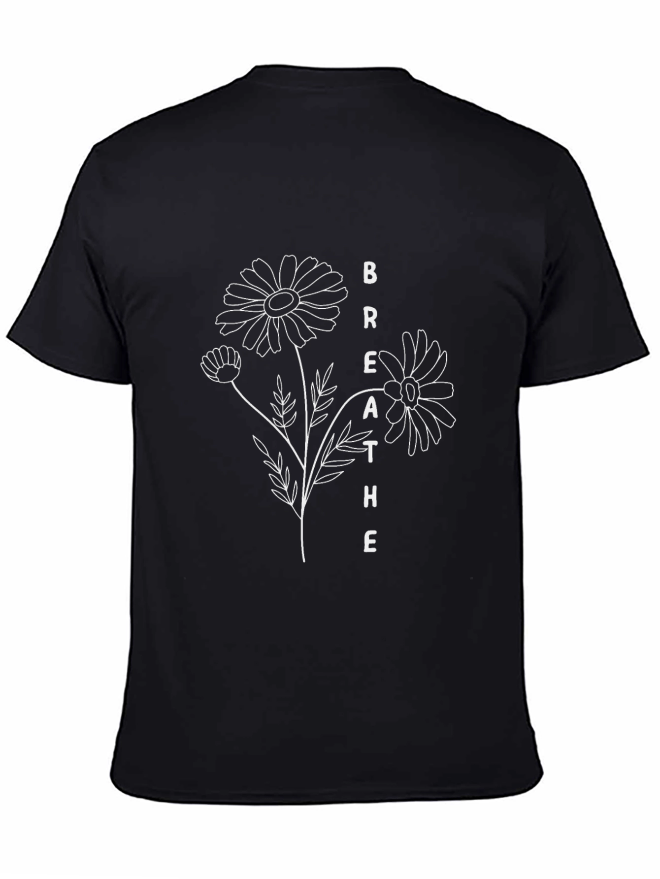 Breathe Floral Graphic Tee