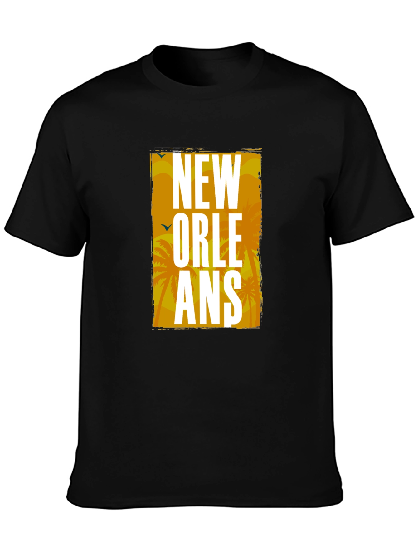 New Orleans Graphic Tee - Mens Black T-Shirt