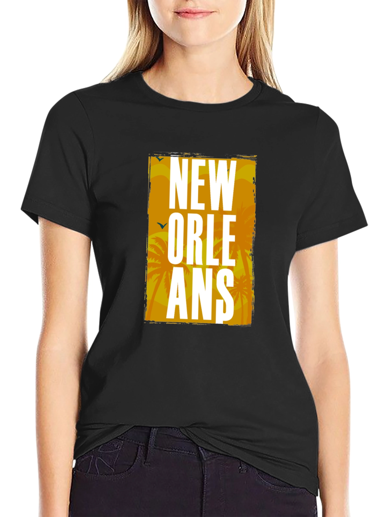 New Orleans Graphic Tee - Mens Black T-Shirt