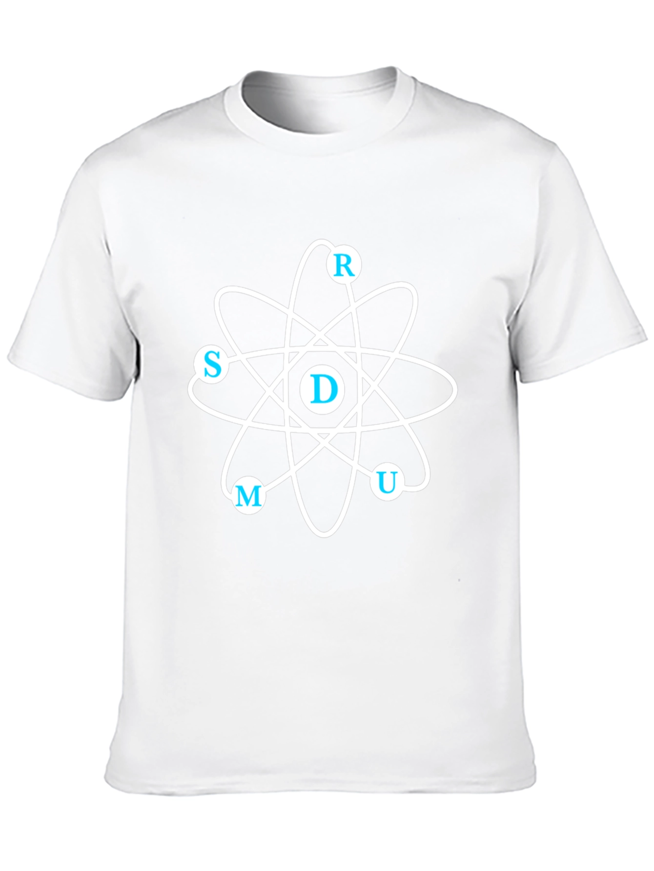 Atom Design Black T-Shirt - Science Tee