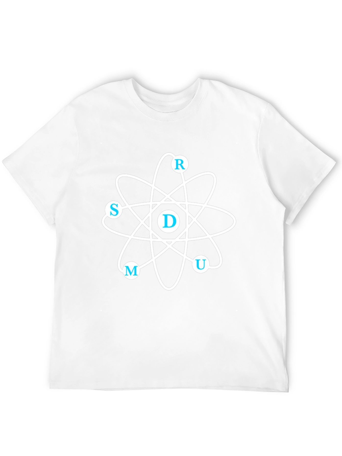 Atom Design Black T-Shirt - Science Tee