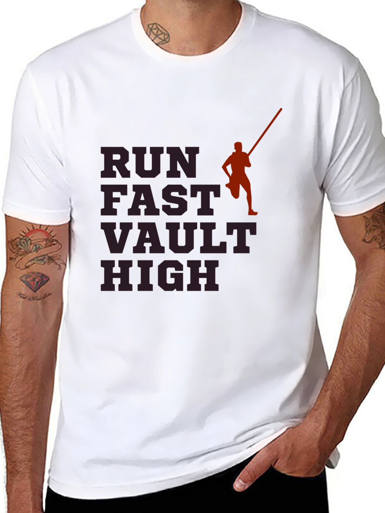 Run Fast Vault High T-Shirt