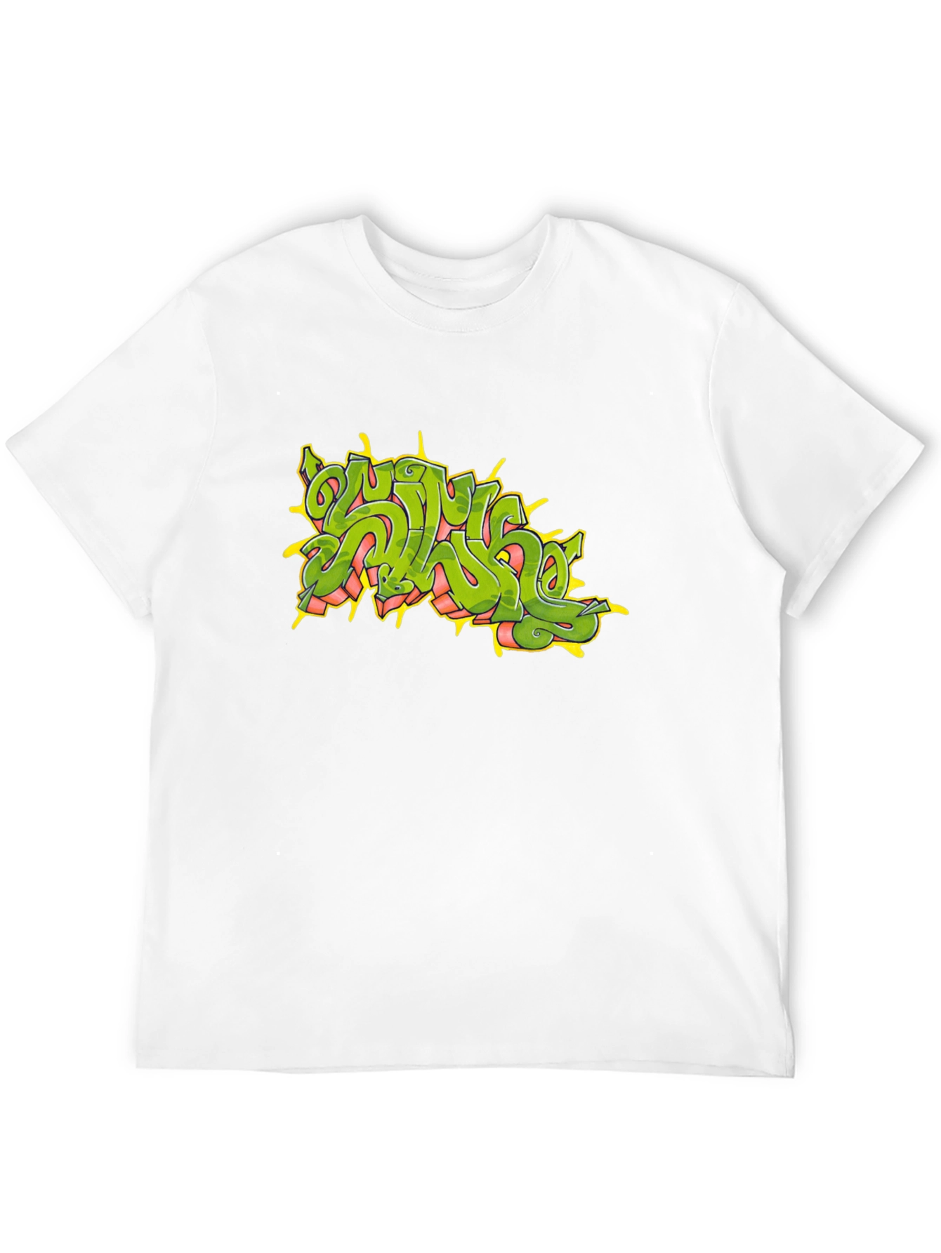 Graffiti Graphic Black T-Shirt
