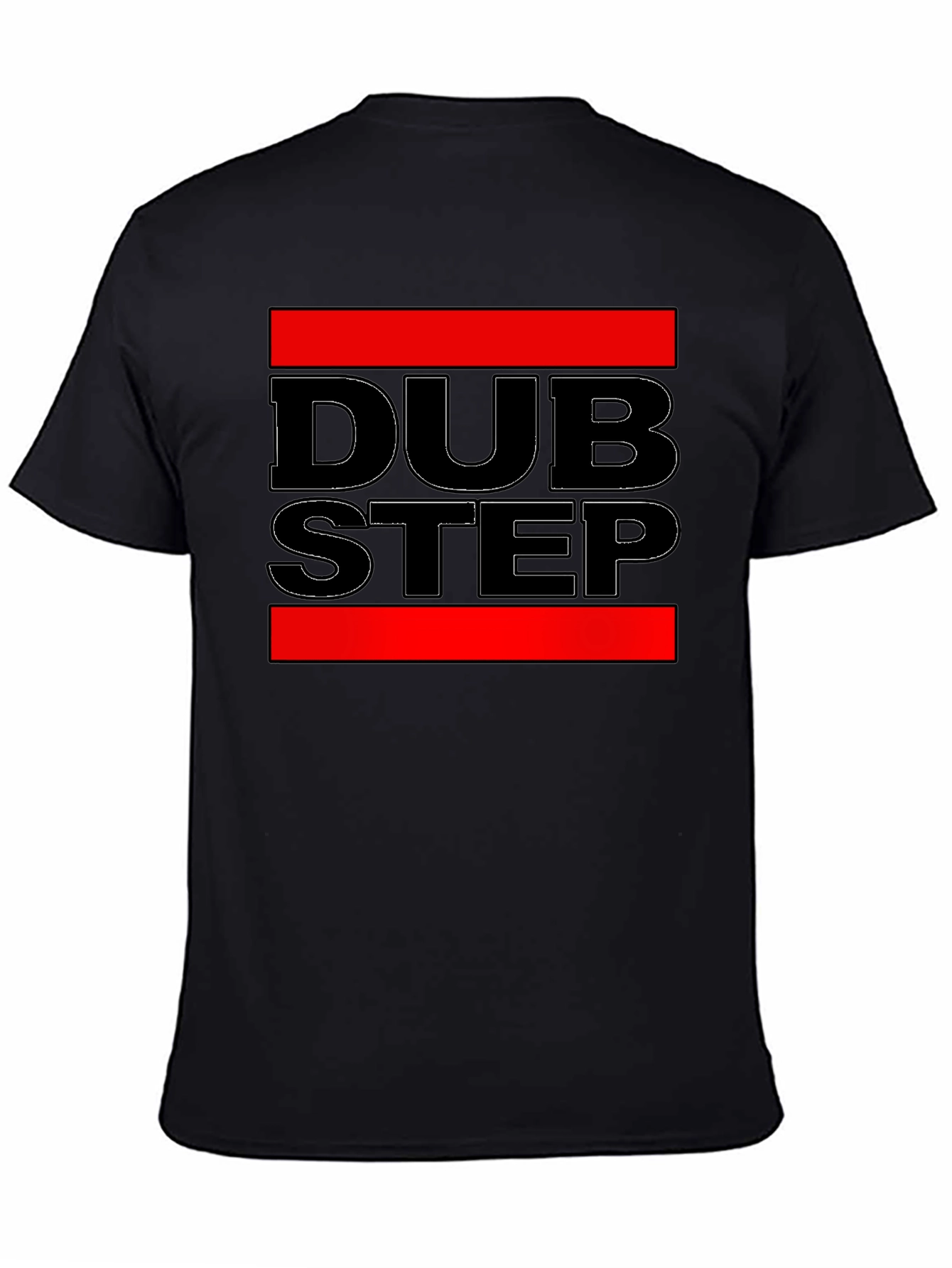 Dubstep Graphic Tee - Bold Black T-Shirt
