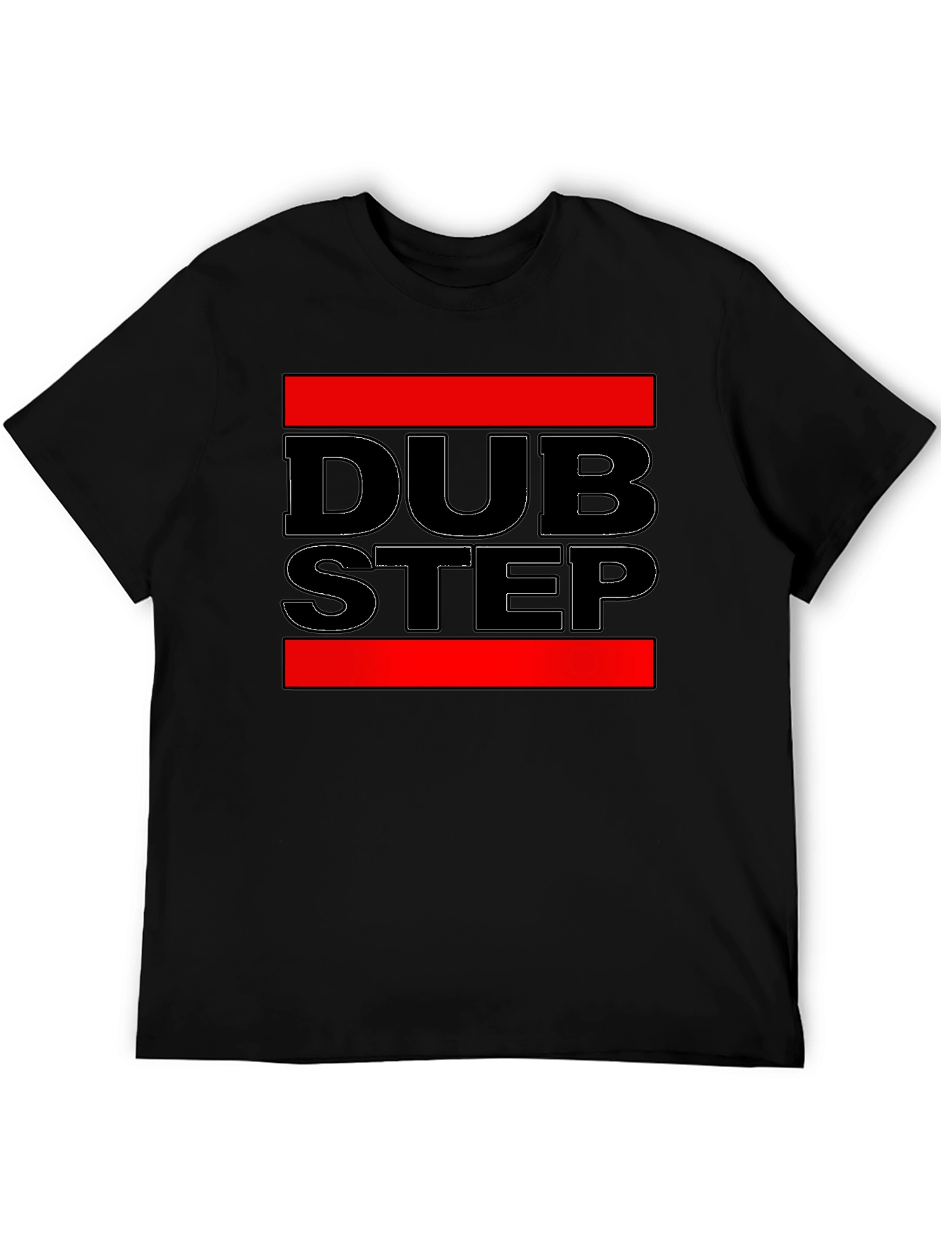 Dubstep Graphic Tee - Bold Black T-Shirt