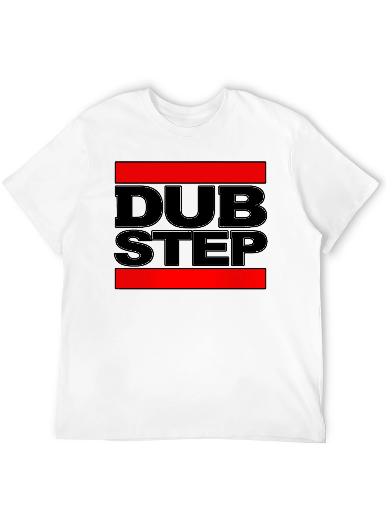 Dubstep Graphic Tee - Bold Black T-Shirt