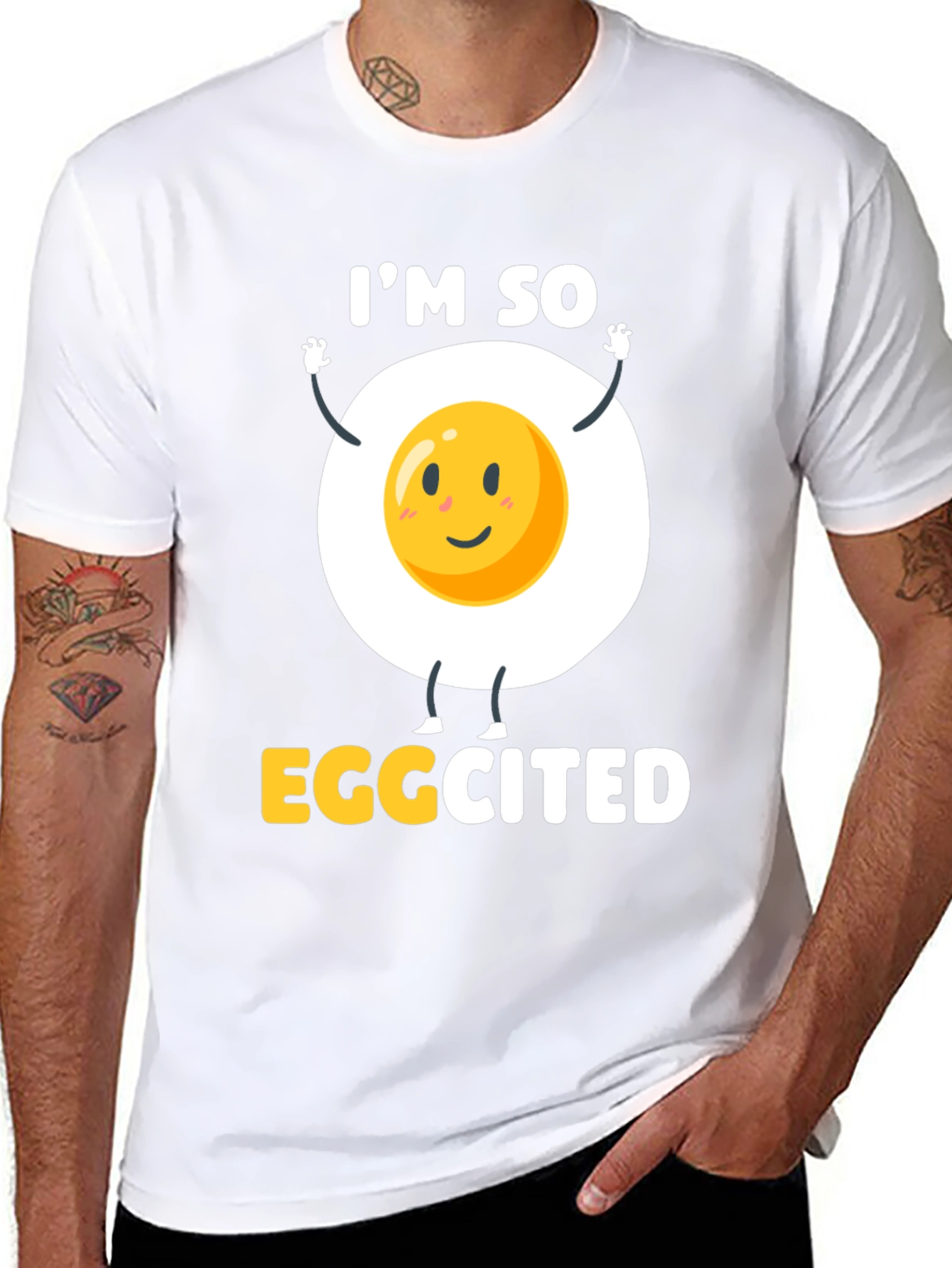 Im So Eggcited Graphic Tee